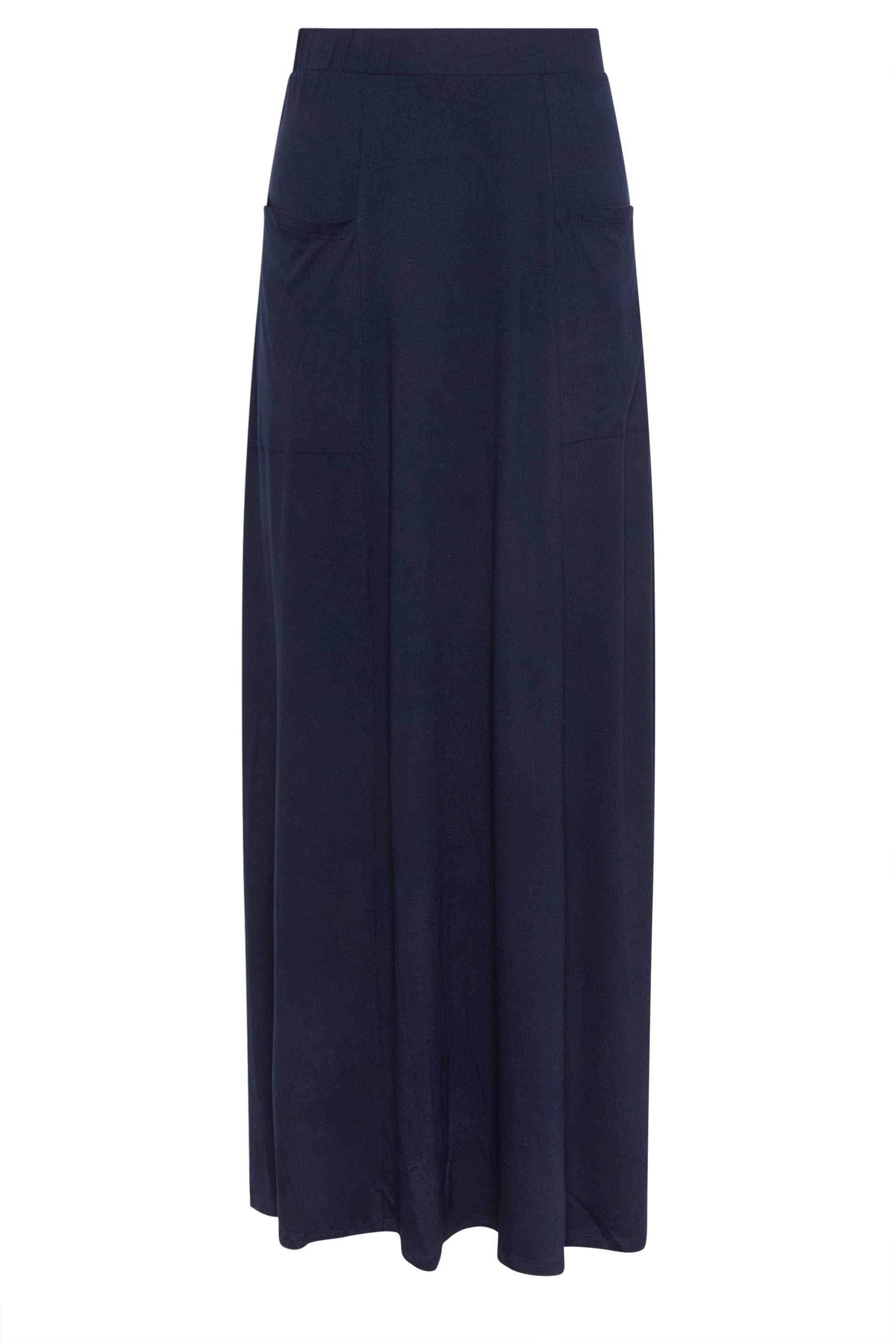LTS Tall Navy Blue Fit & Flare Jersey Maxi Skirt | Long Tall Sally  5