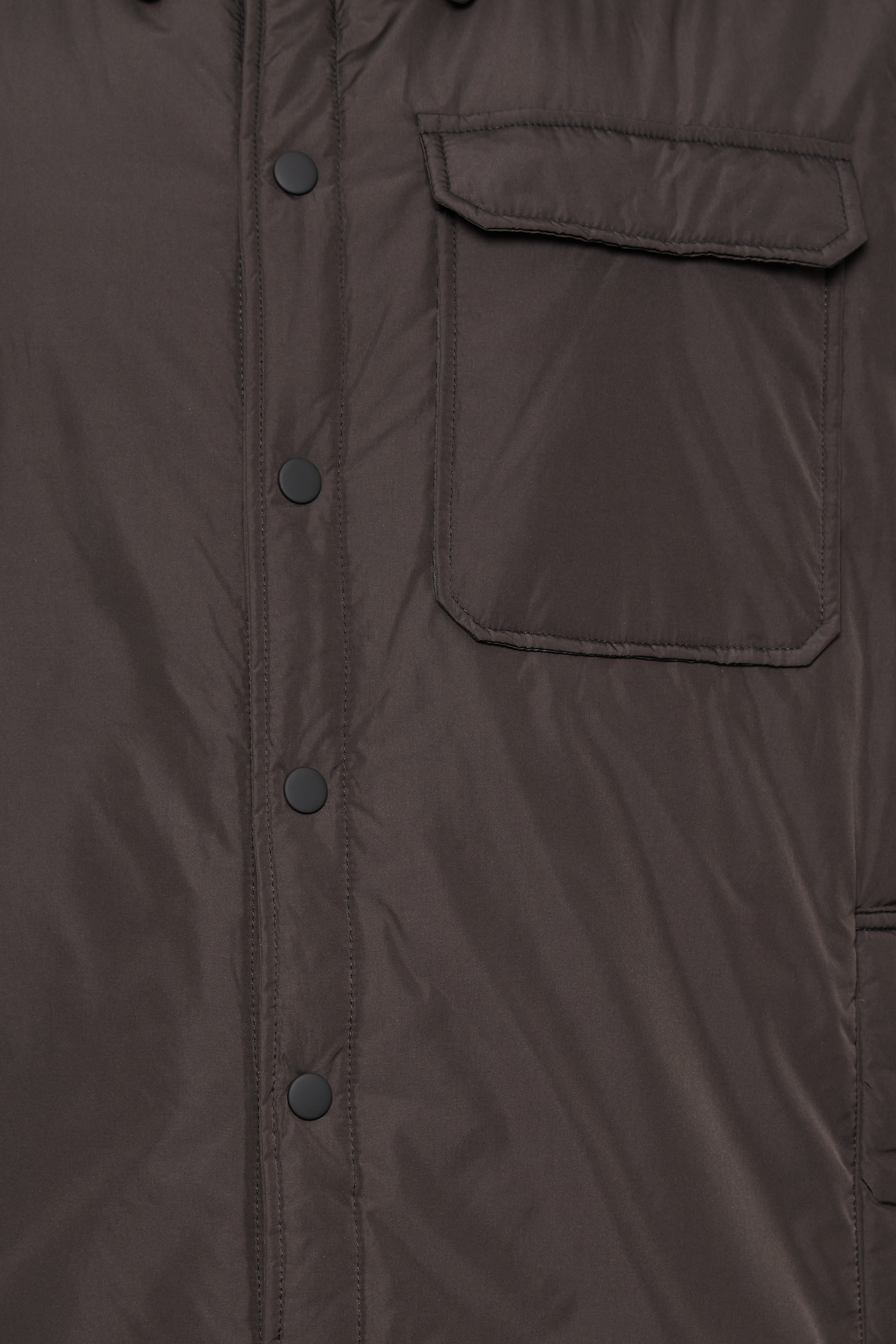 BadRhino Plus Size Mens Big & Tall Black Button Up Jacket | BadRhino  3