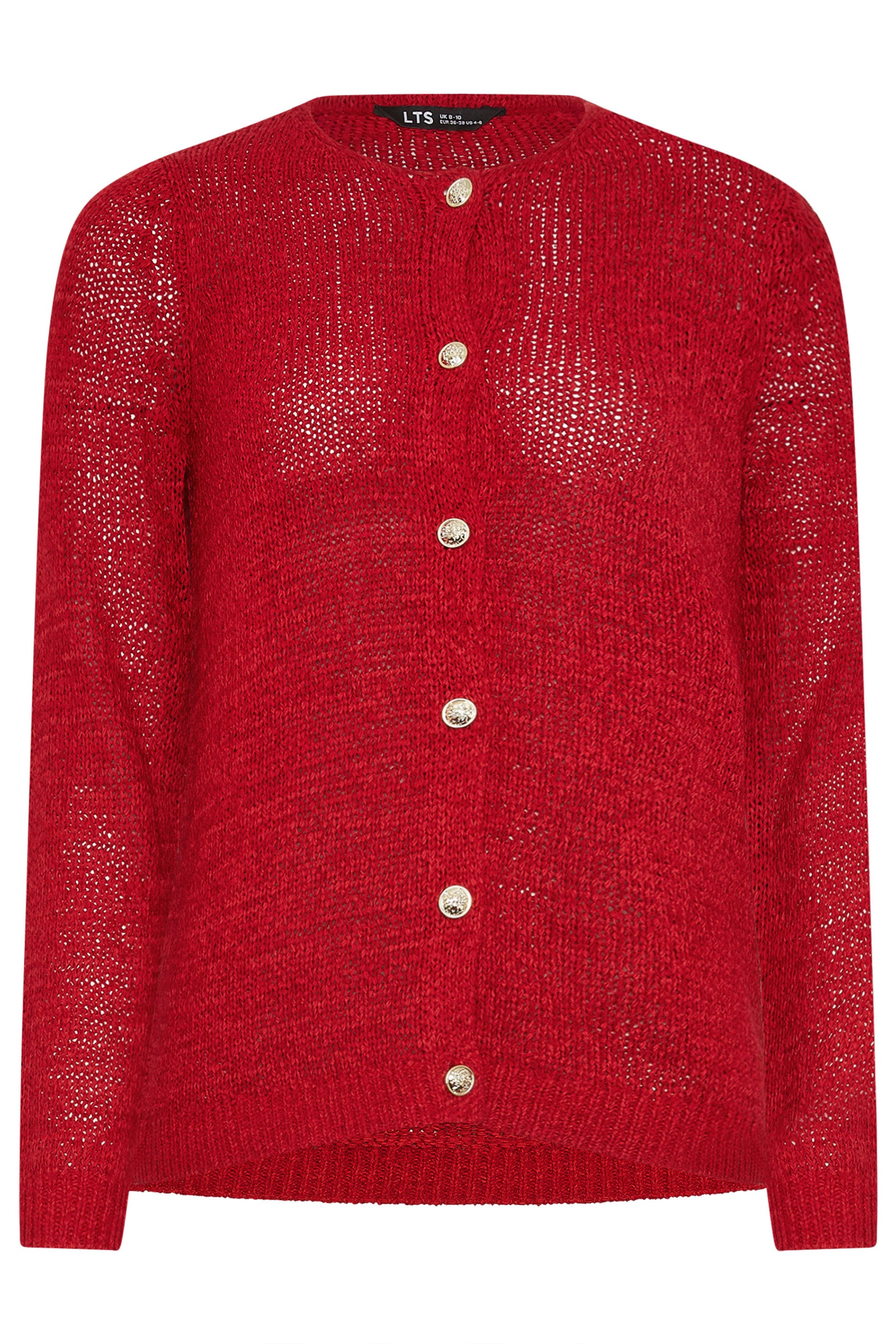 LTS Tall Women's Bright Red Knitted Cardigan | Long Tall Sally 5