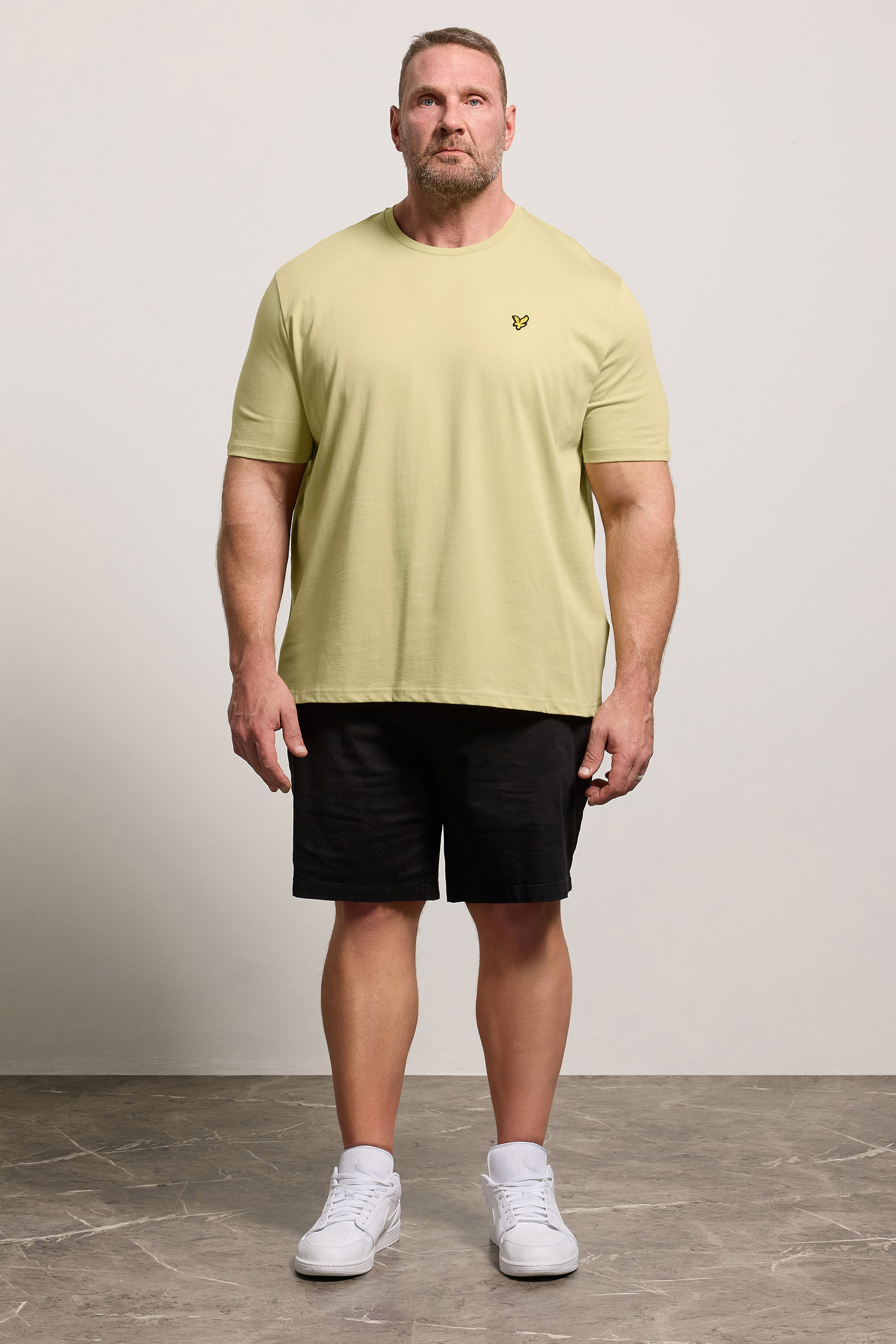 LYLE & SCOTT Big & Tall Herb Green Core T-Shirt | BadRhino 1
