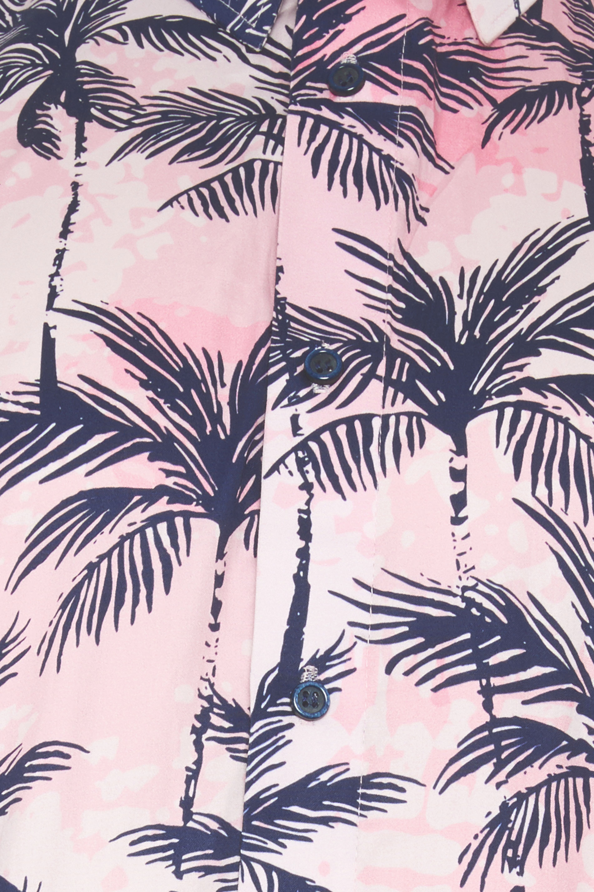 KAM Big & Tall Pink Palm Print Shirt | BadRhino 5