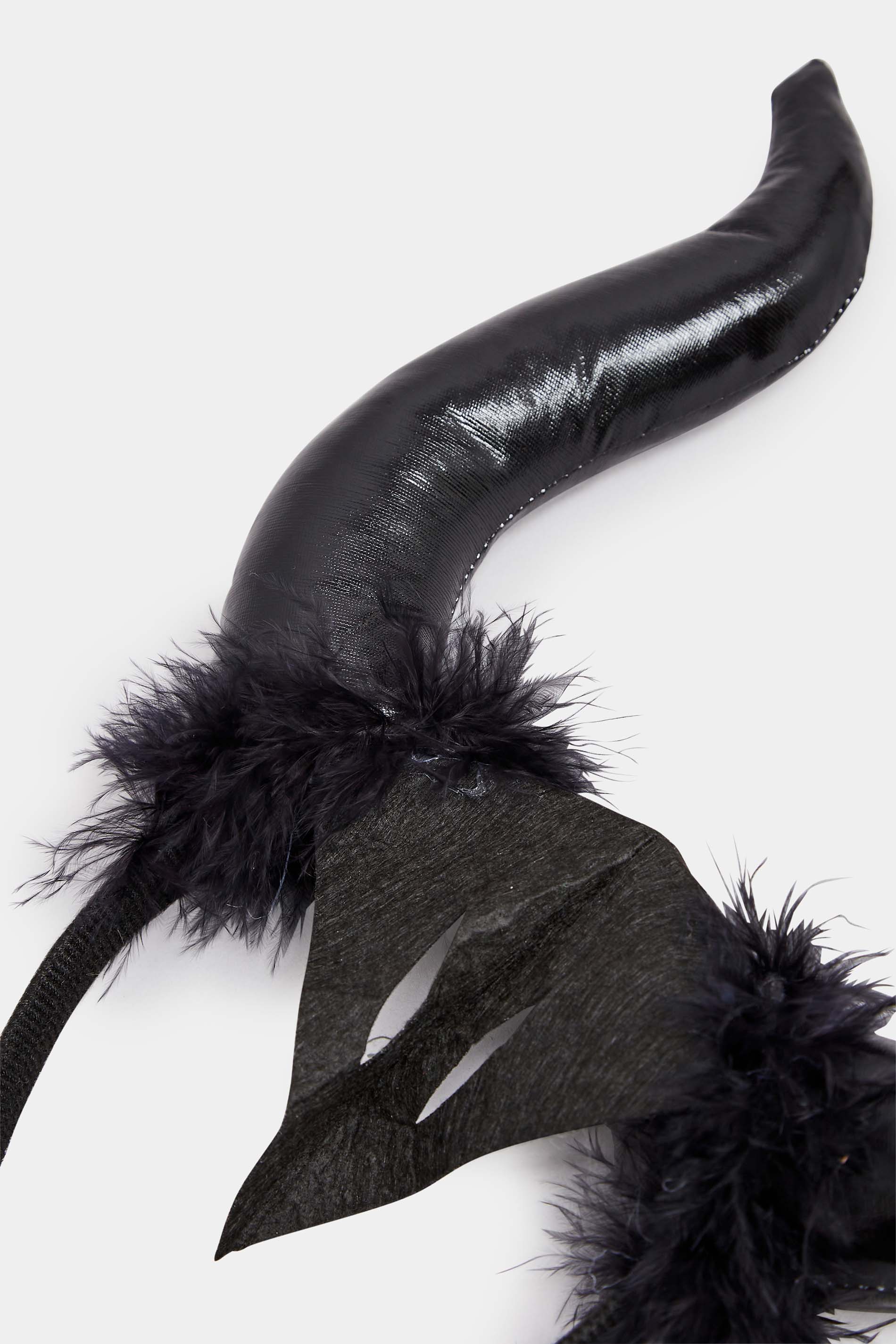 Black Horns Halloween Headband | Yours Clothing 2