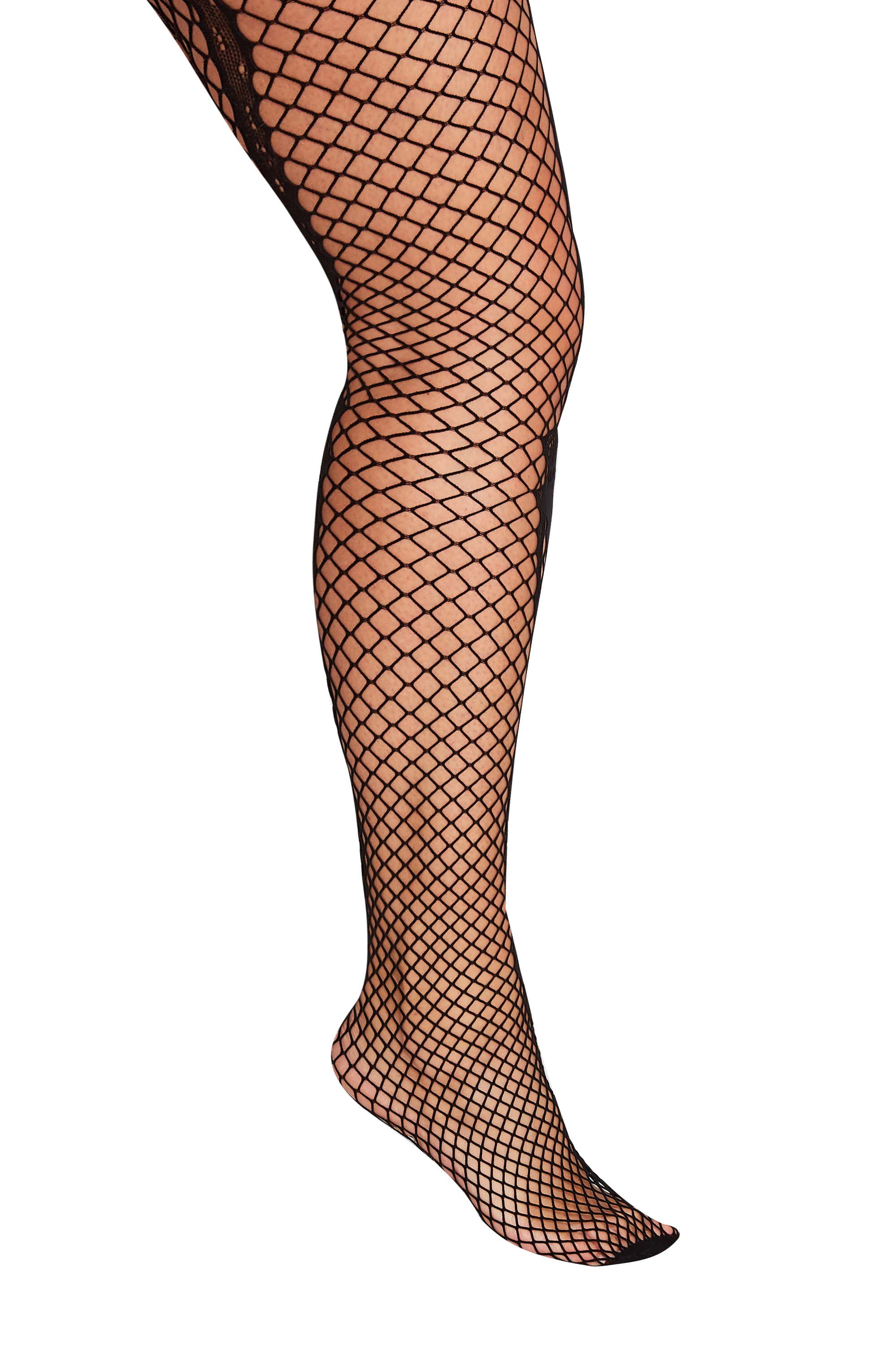 Black Fishnet Stockings Large Diamond Net Sexy Tights For Women