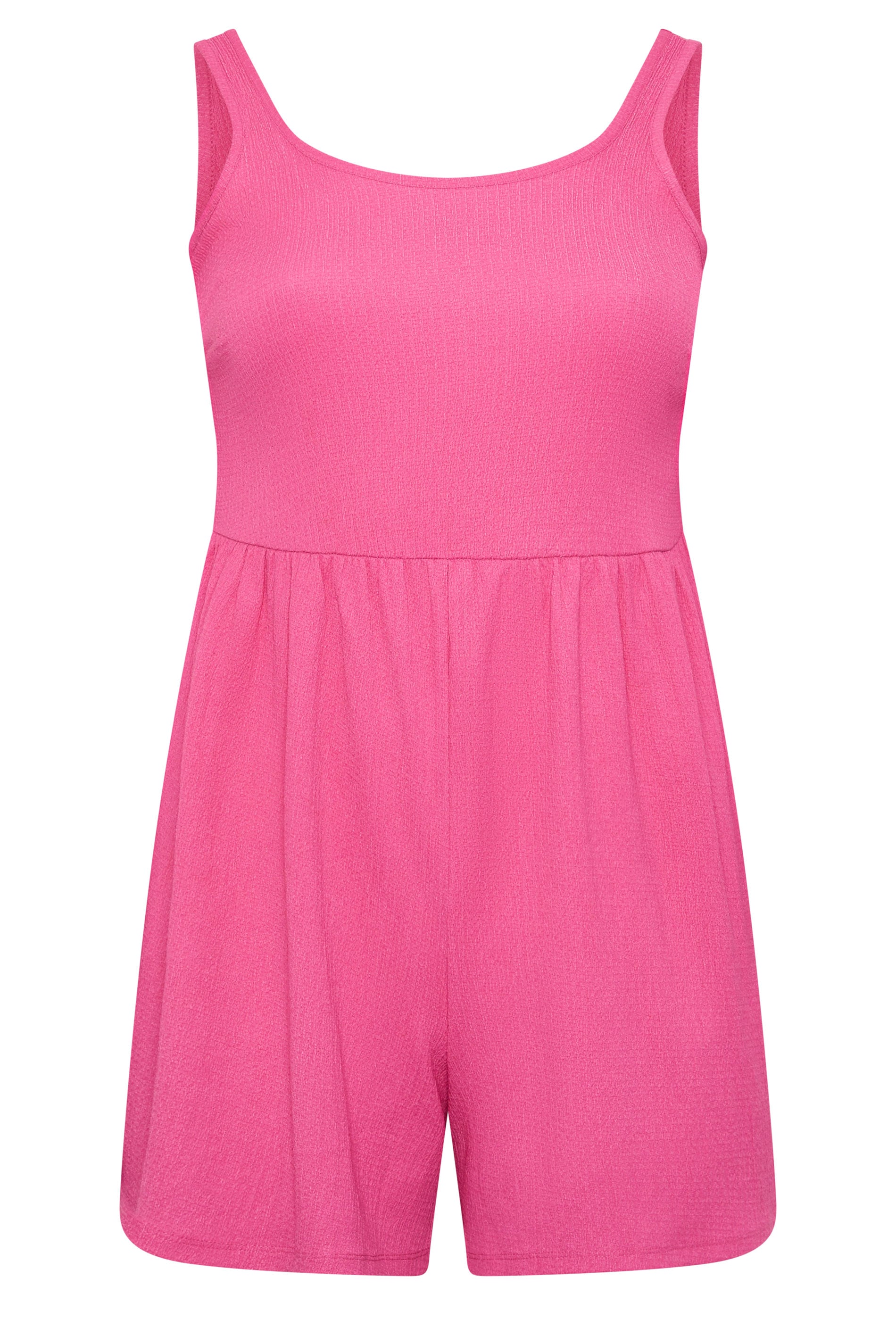 YOURS Plus Size Hot Pink Playsuit | Yours Clothing 5