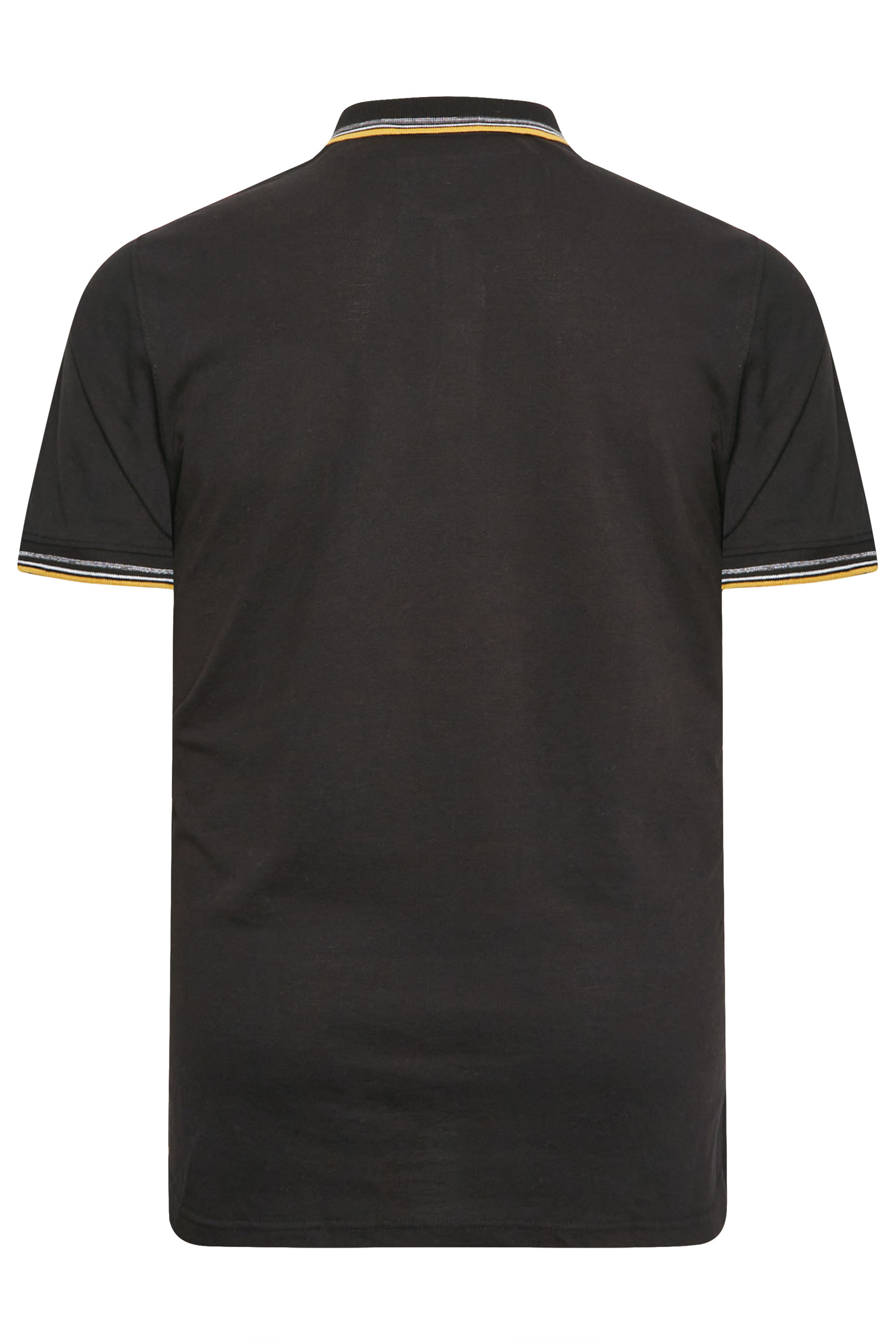 D555 Big & Tall Black Logo Polo Shirt | BadRhino 2