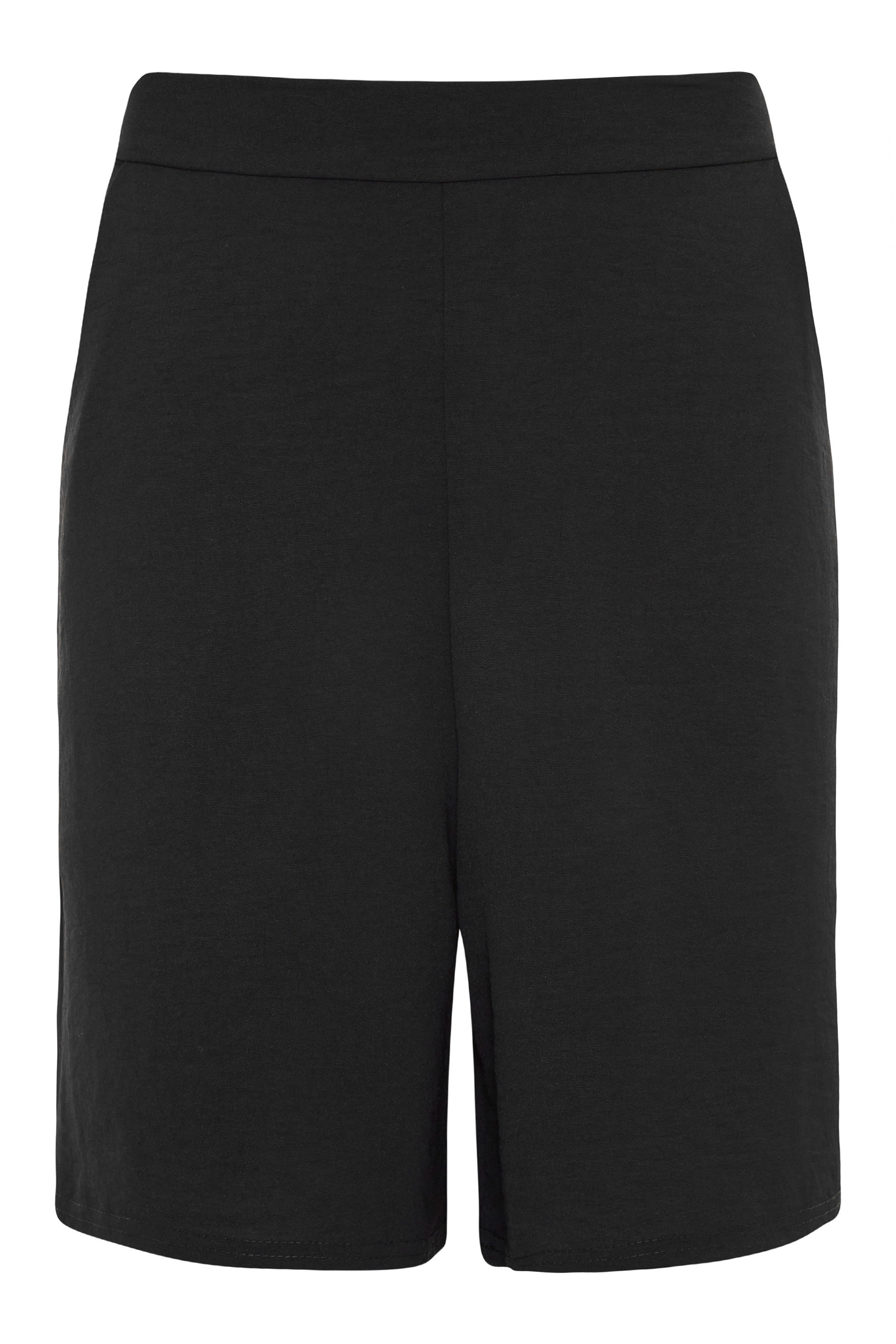 LTS Black Textured Shorts | Long Tall Sally