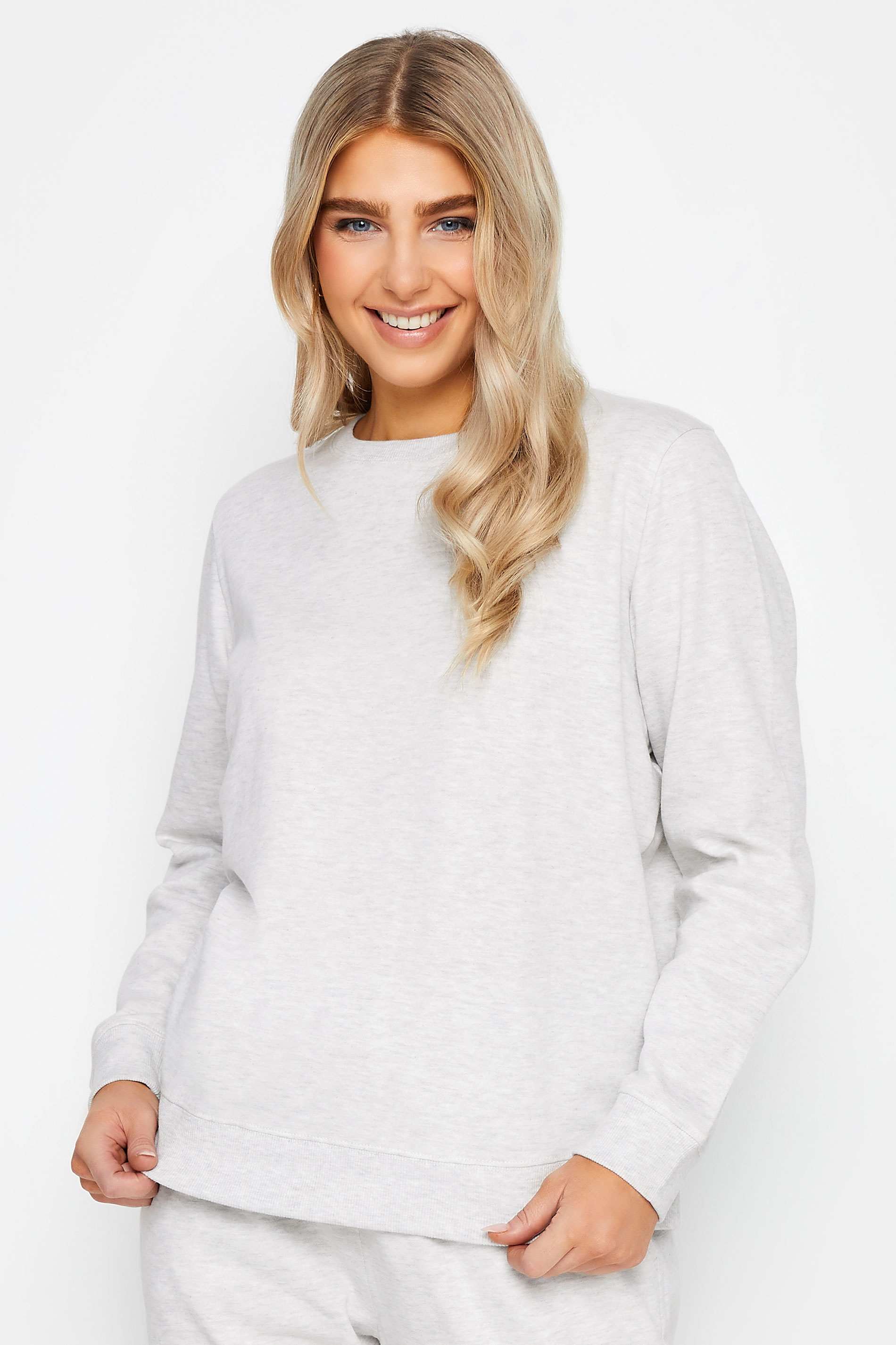 M&Co Grey Marl Essential Sweatshirt | M&Co 1