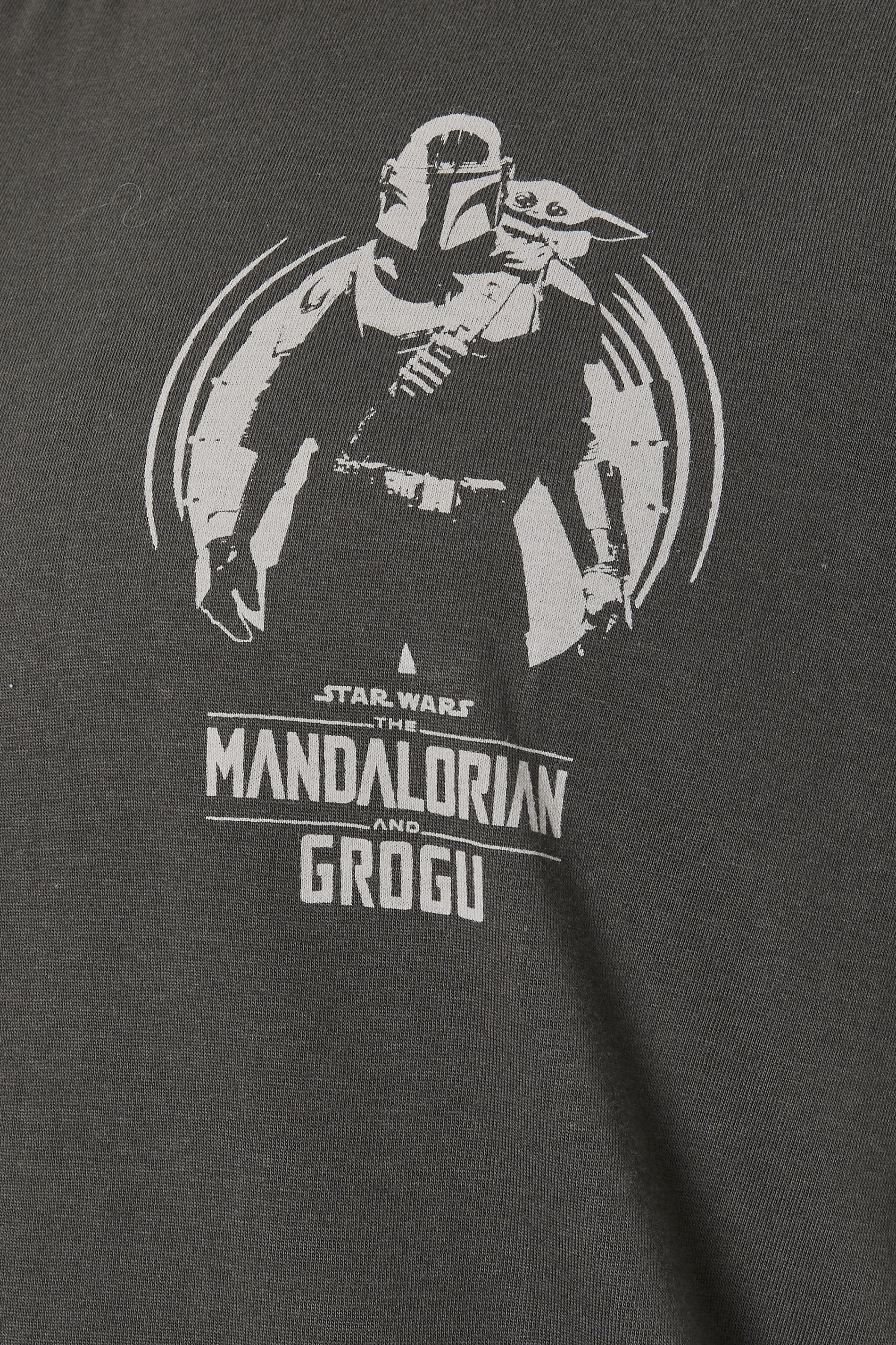 BadRhino Big & Tall Grey Mandalorian & Grogu Graphic T-Shirt | BadRhino 8