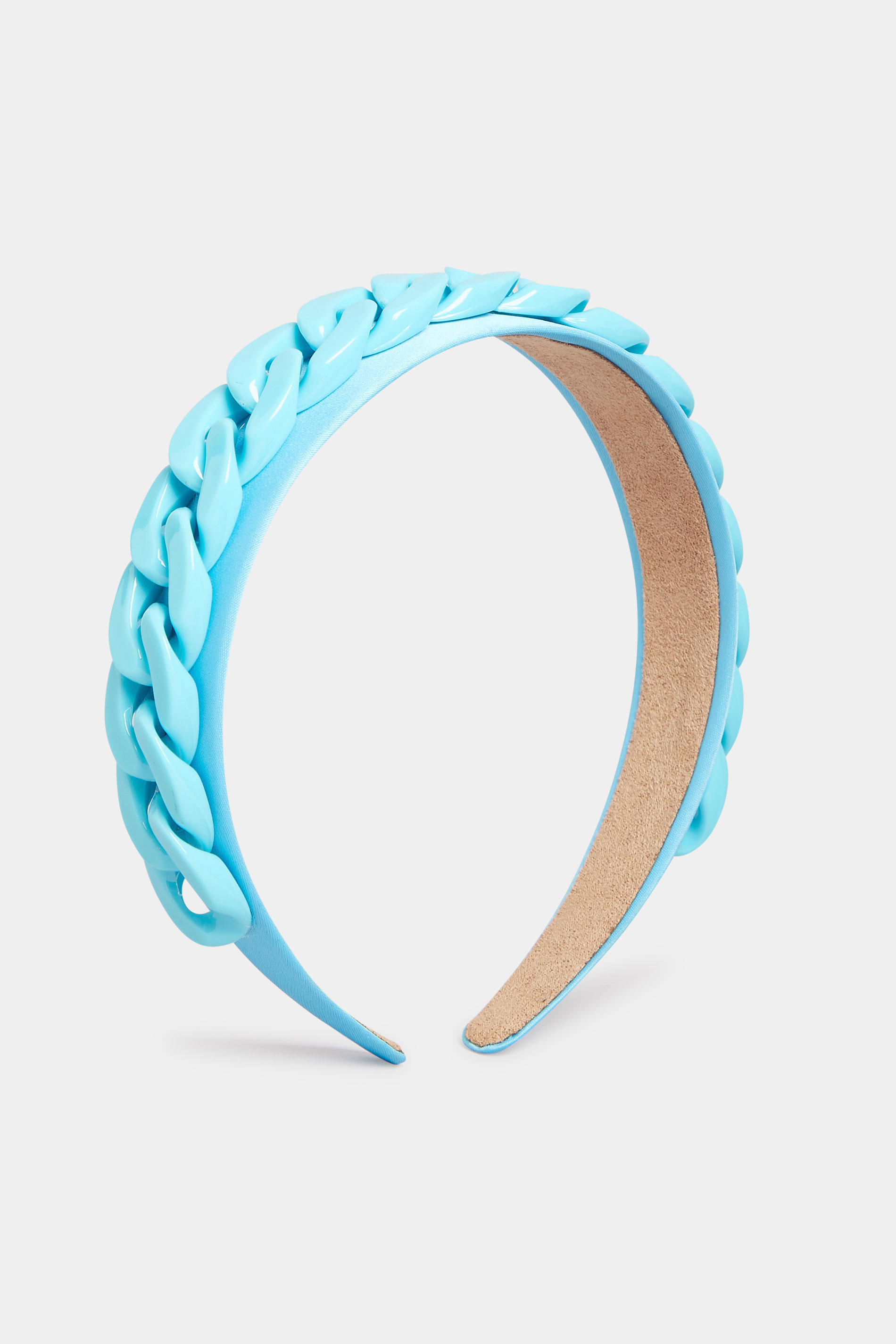 Blue Chunky Chain Headband 1