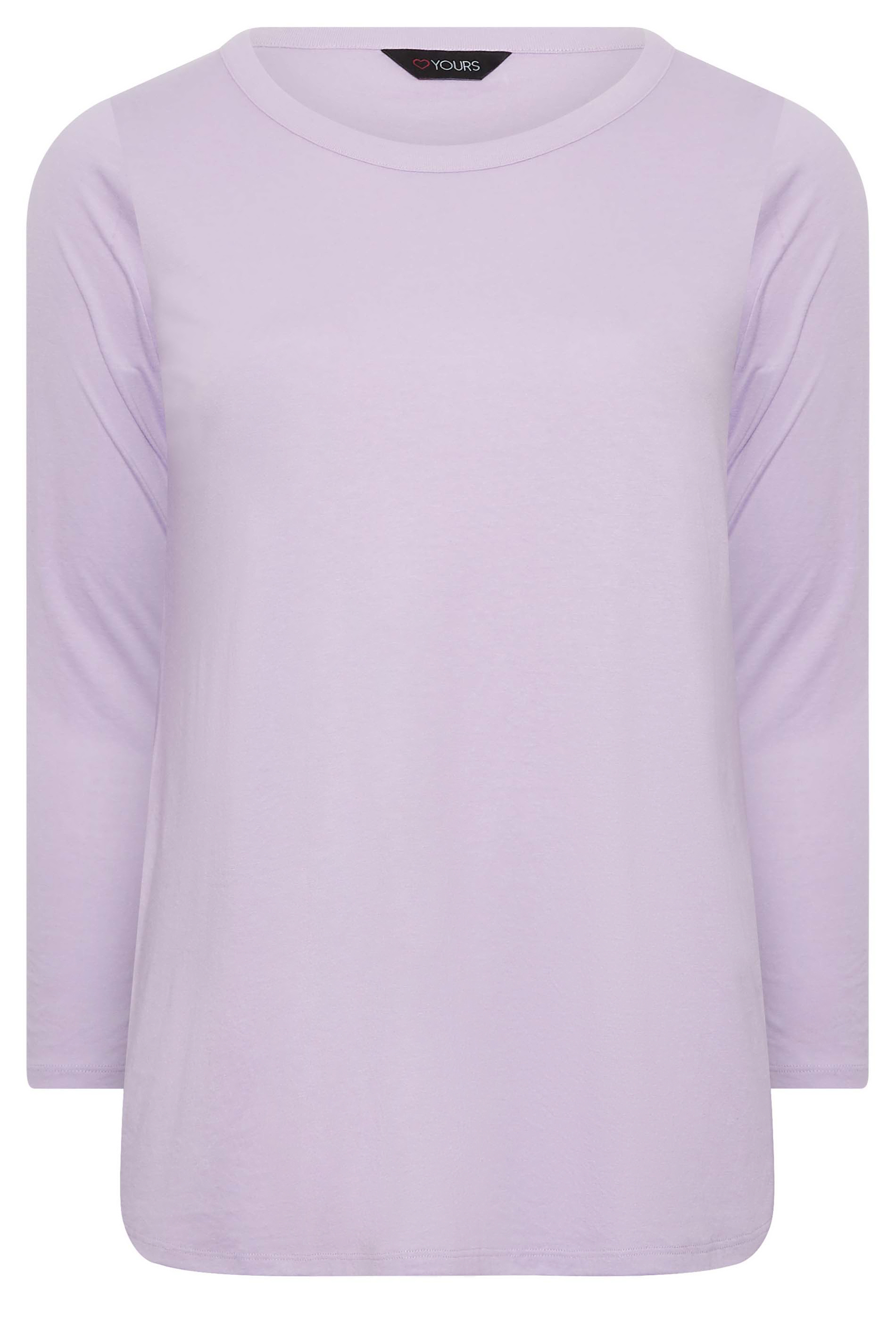 Plus Size Long T-shirts For Women - Half Sleeve - Pack of 2 (Lemon  &Lavender)