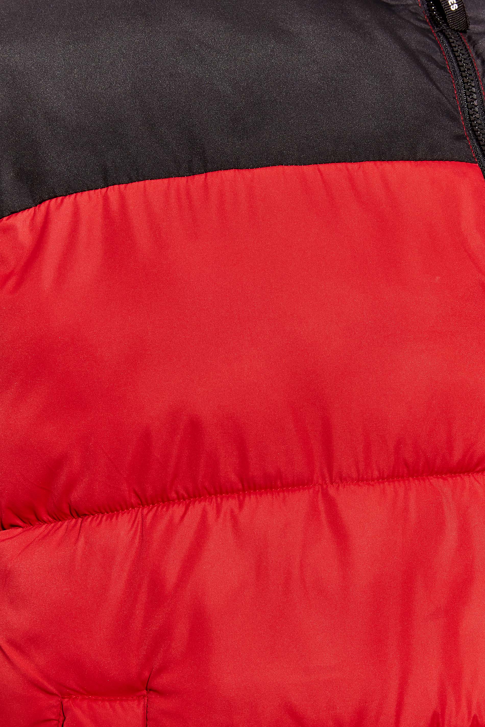JACK & JONES Big & Tall Red Hooded Puffer Coat | BadRhino 2