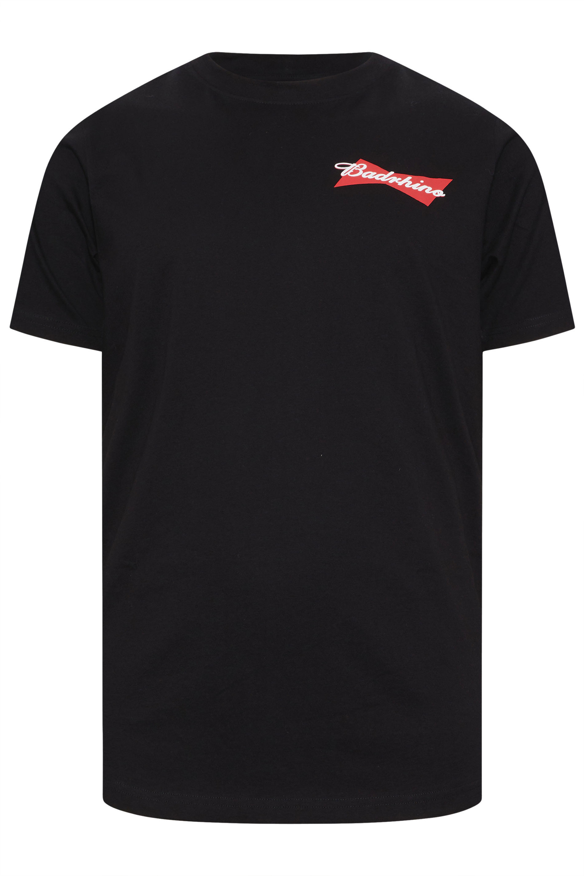 BadRhino Big & Tall Black Beer Graphic T-Shirt | BadRhino 7