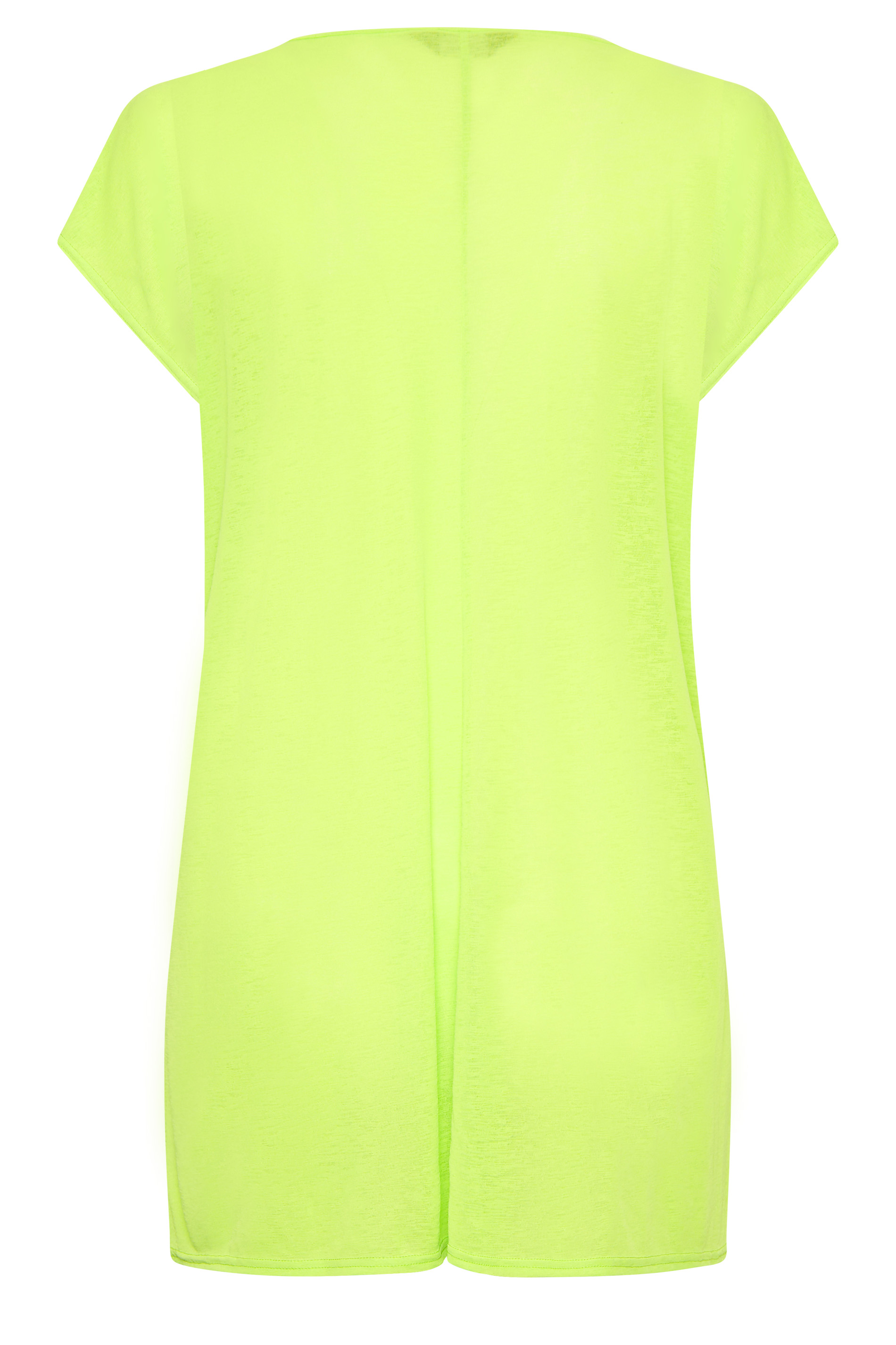 LIMITED COLLECTION Plus Size Lime Green Textured Kimono Cardigan ...