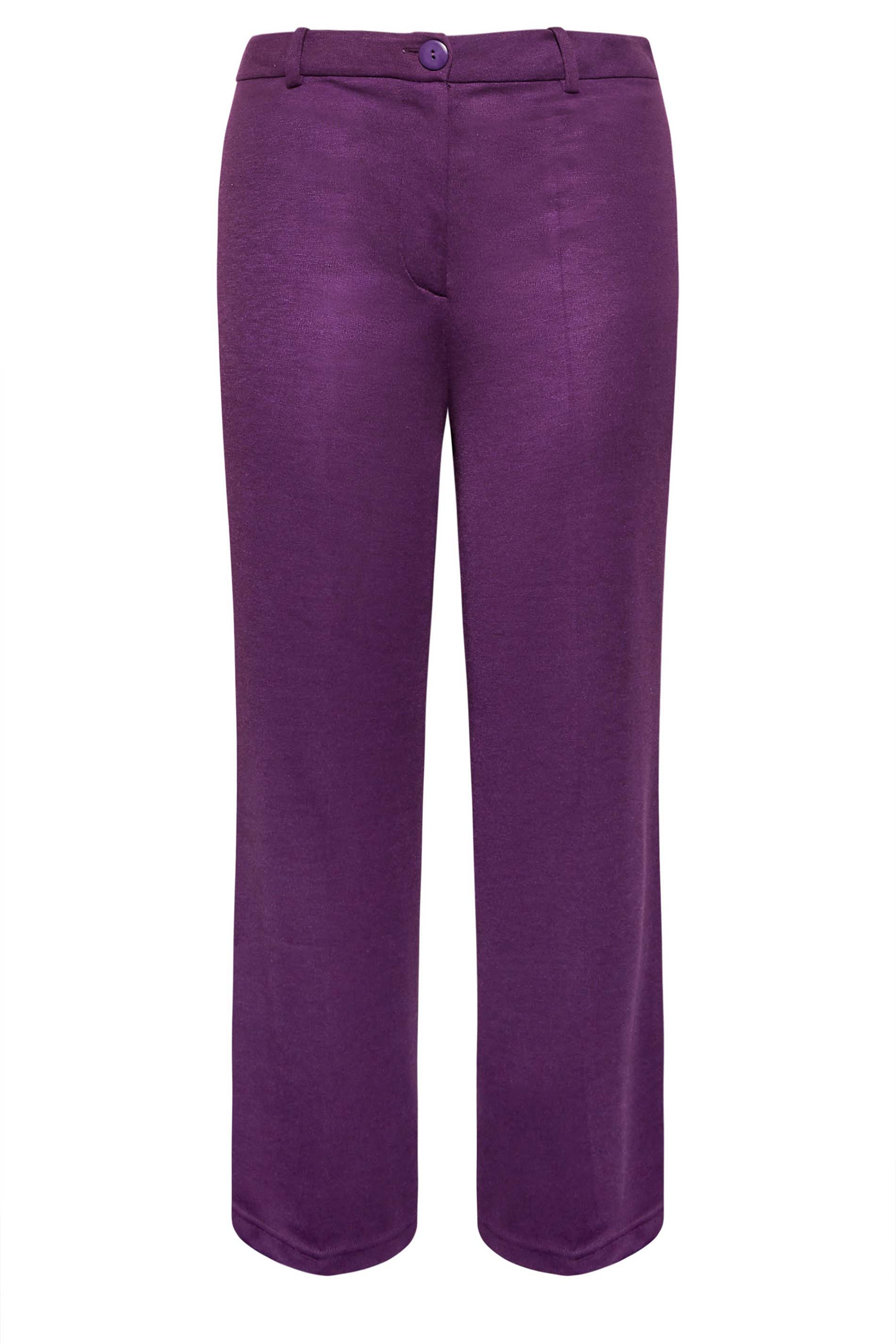 Olyvenn Fashion Summer Casual Women Solid Span Ladies High Waist Full  Length Long Pants Wide Leg Trousers Yoga Pants Full Pants Female Fashion  Purple 8 - Walmart.com