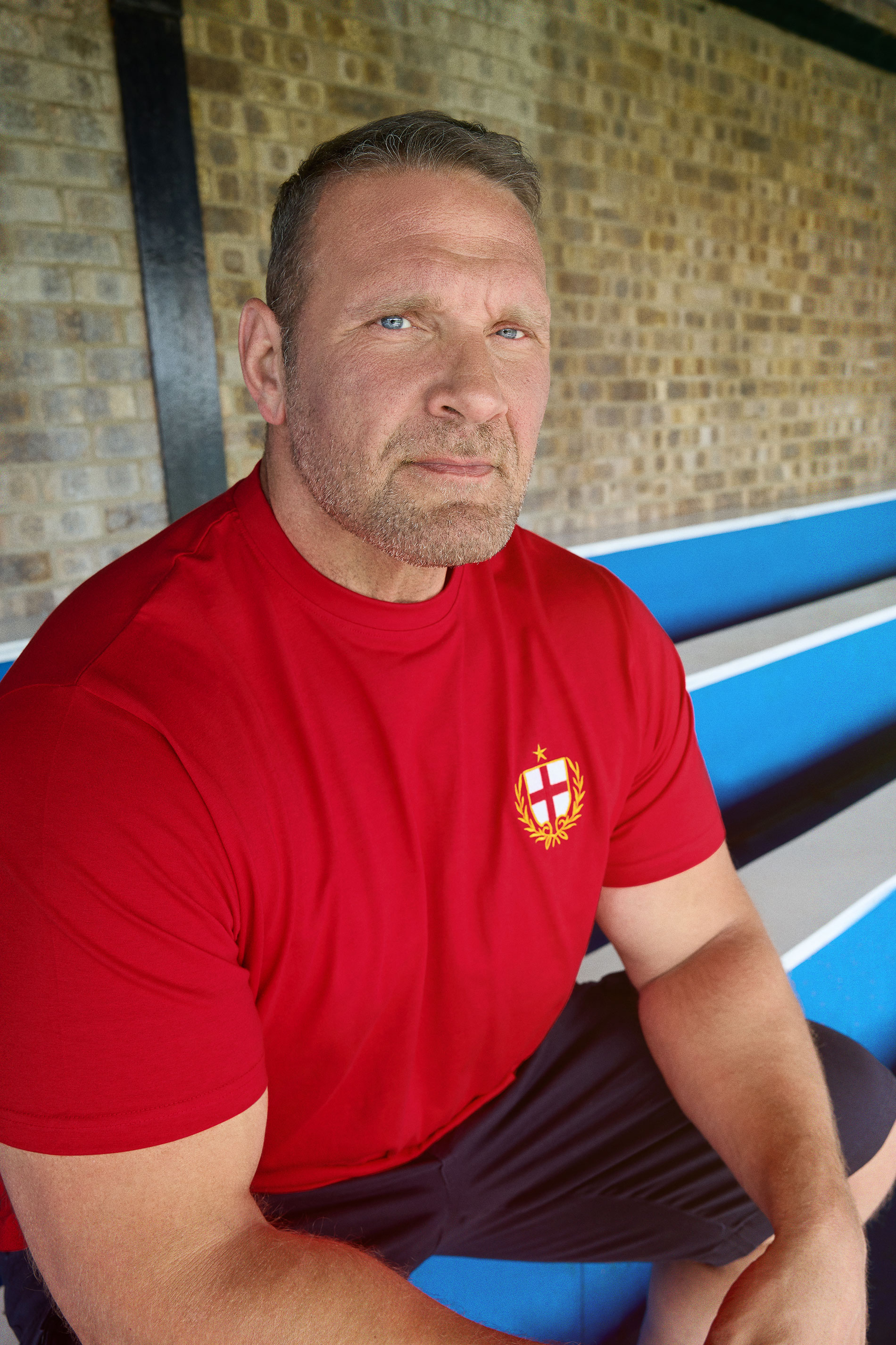 BadRhino Big & Tall Red England Crest T-Shirt | BadRhino 3