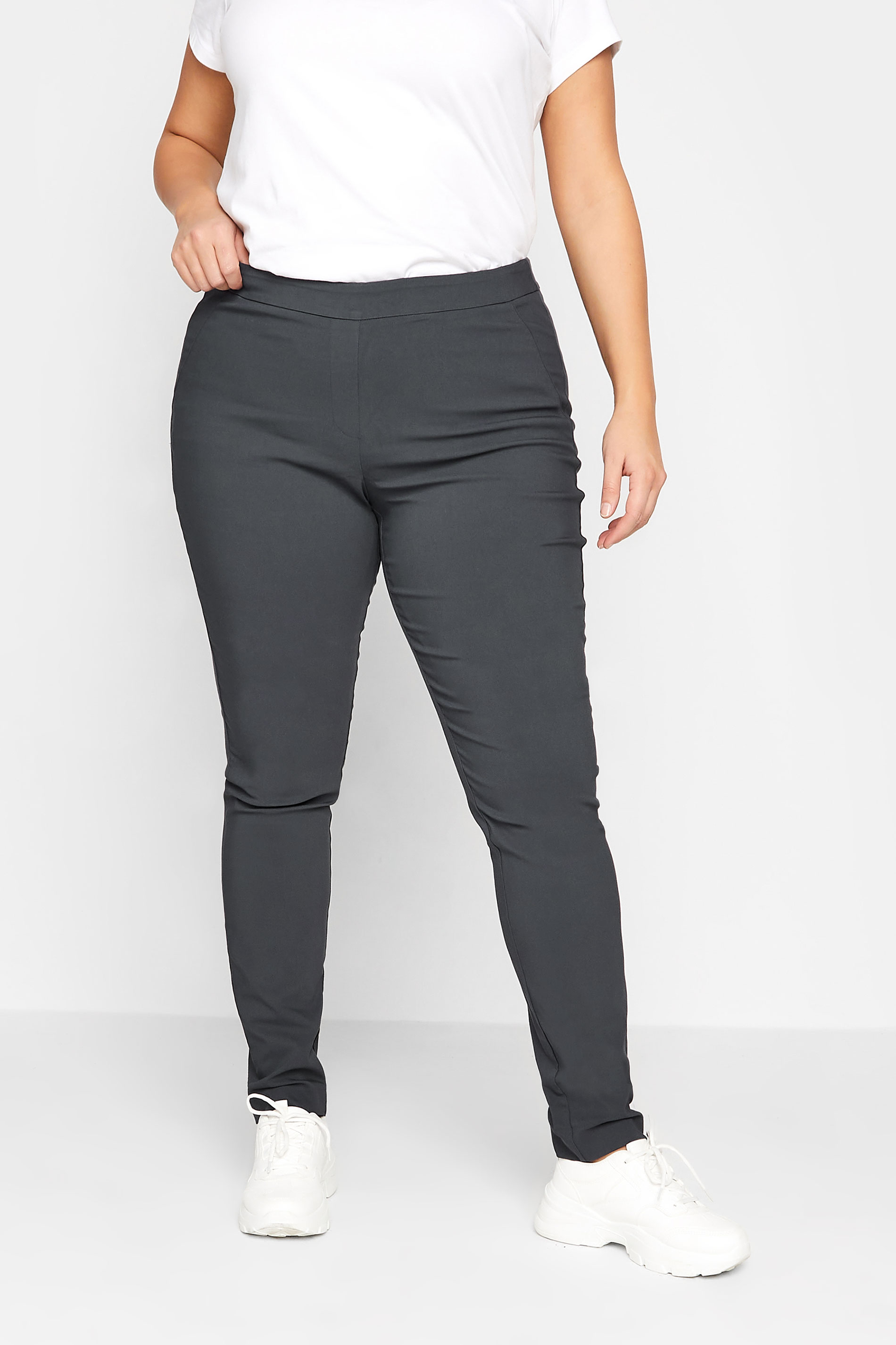 LTS Tall Women's Grey Skinny Fit Trousers | Long Tall Sally 1