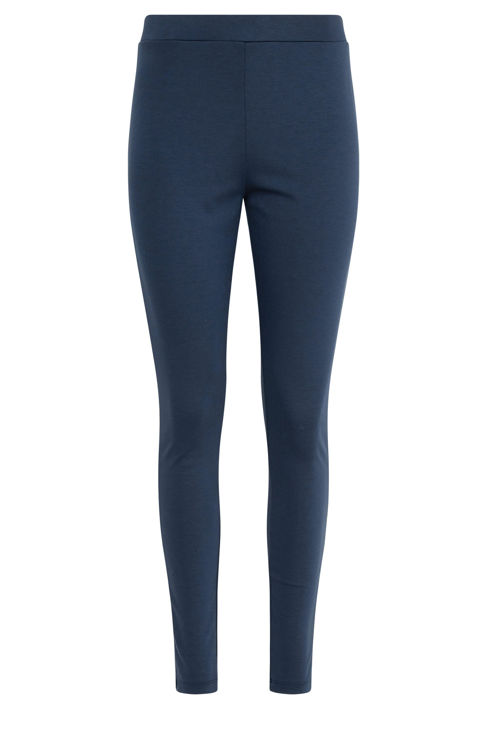 M&Co Navy Blue Ponte High Waisted Leggings | M&Co 5