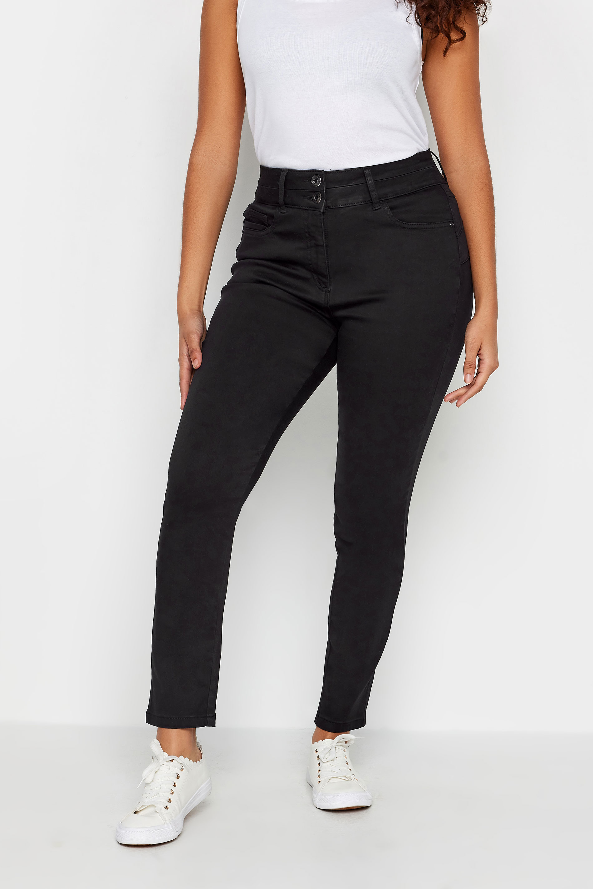 M&Co Black Lift & Shape Slim Leg Jeans | M&Co 2