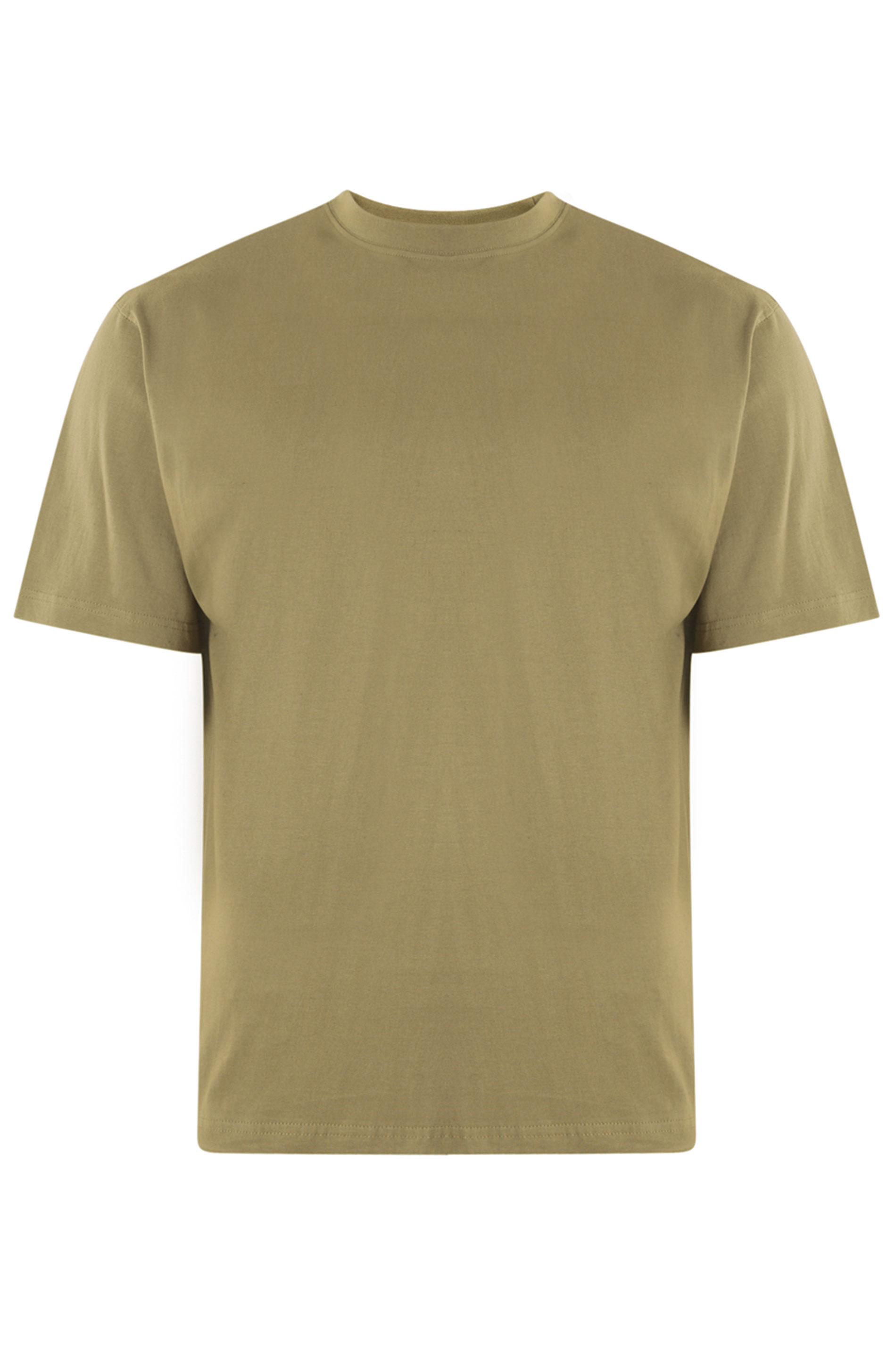 KAM Olive Green Plain T-Shirt | BadRhino 2