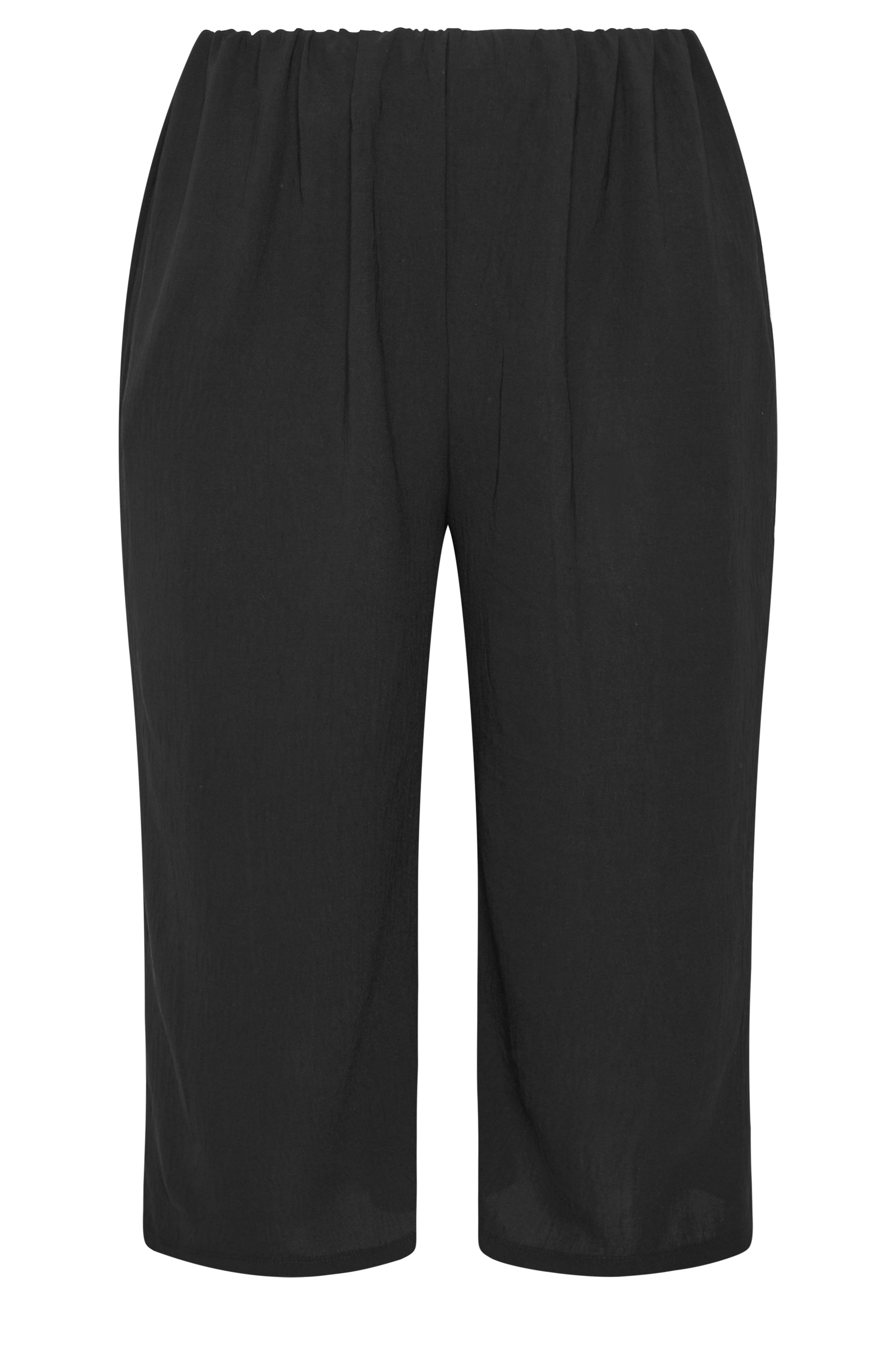 LIMITED COLLECTION Plus Size Black Culottes | Yours Clothing 2