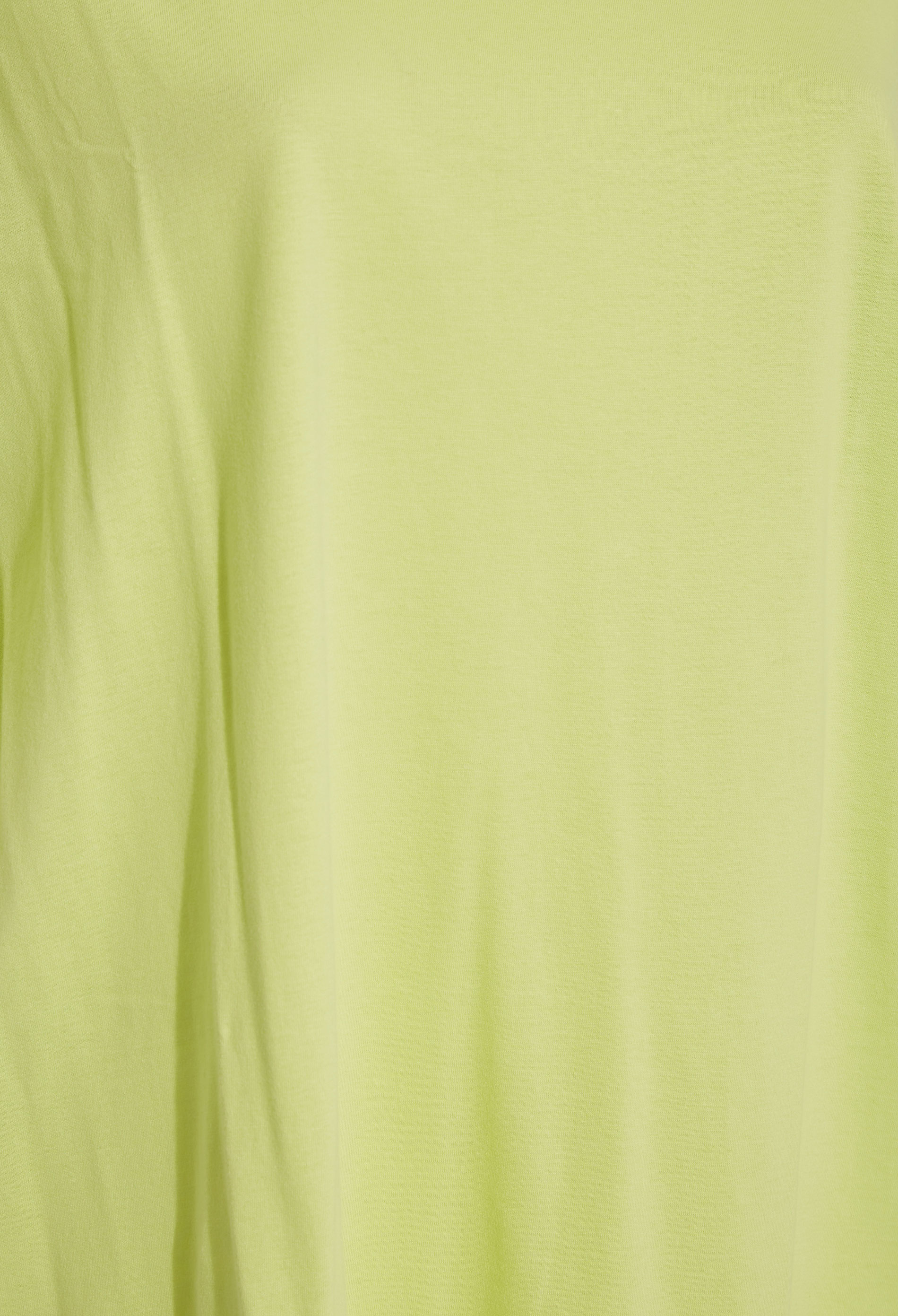 Grande taille  Tops Grande taille  T-Shirts | T-Shirt Vert Citron en Jersey Design Oversize - HW23545