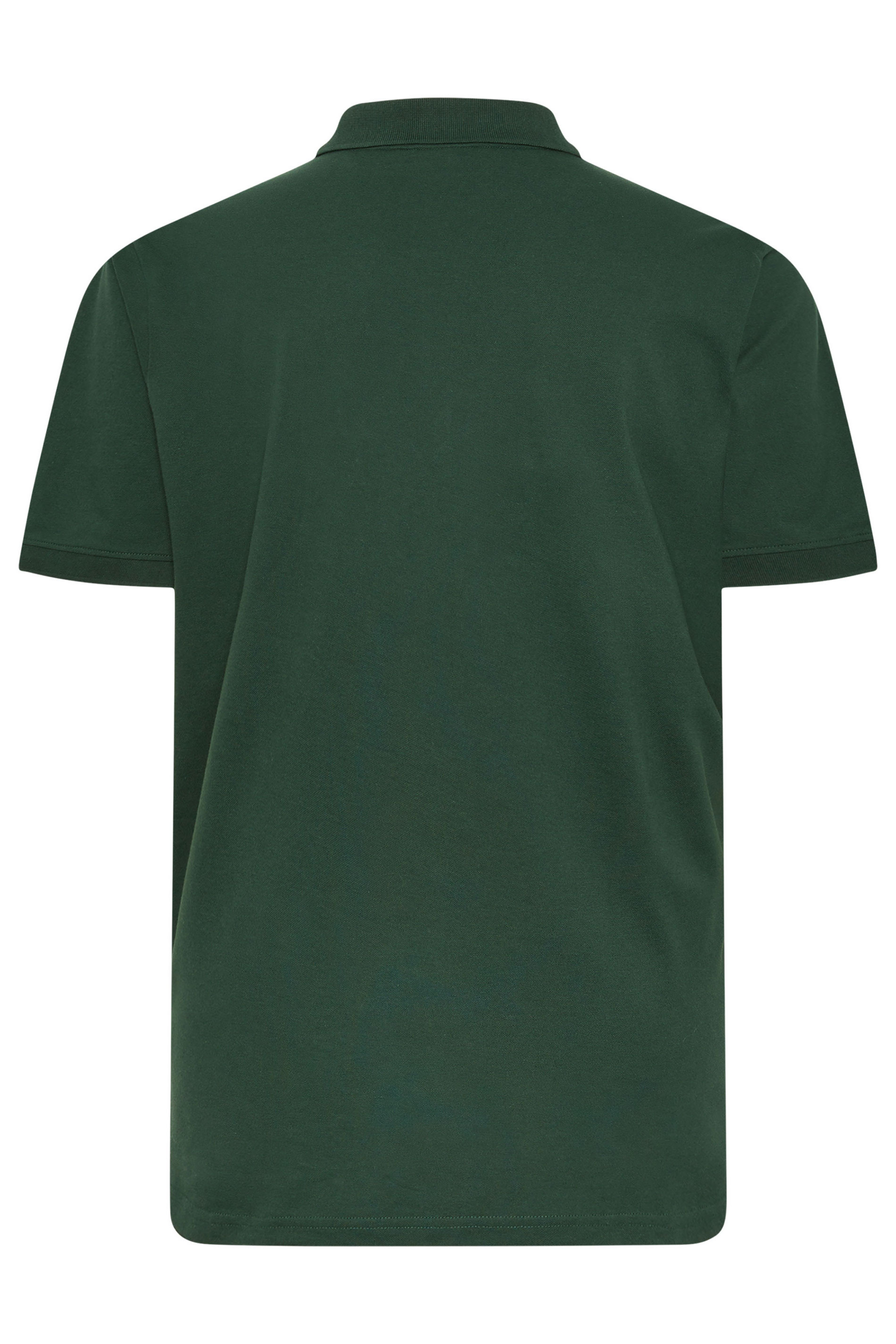 LYLE & SCOTT Big & Tall Dark Green Core Polo Shirt | BadRhino 4