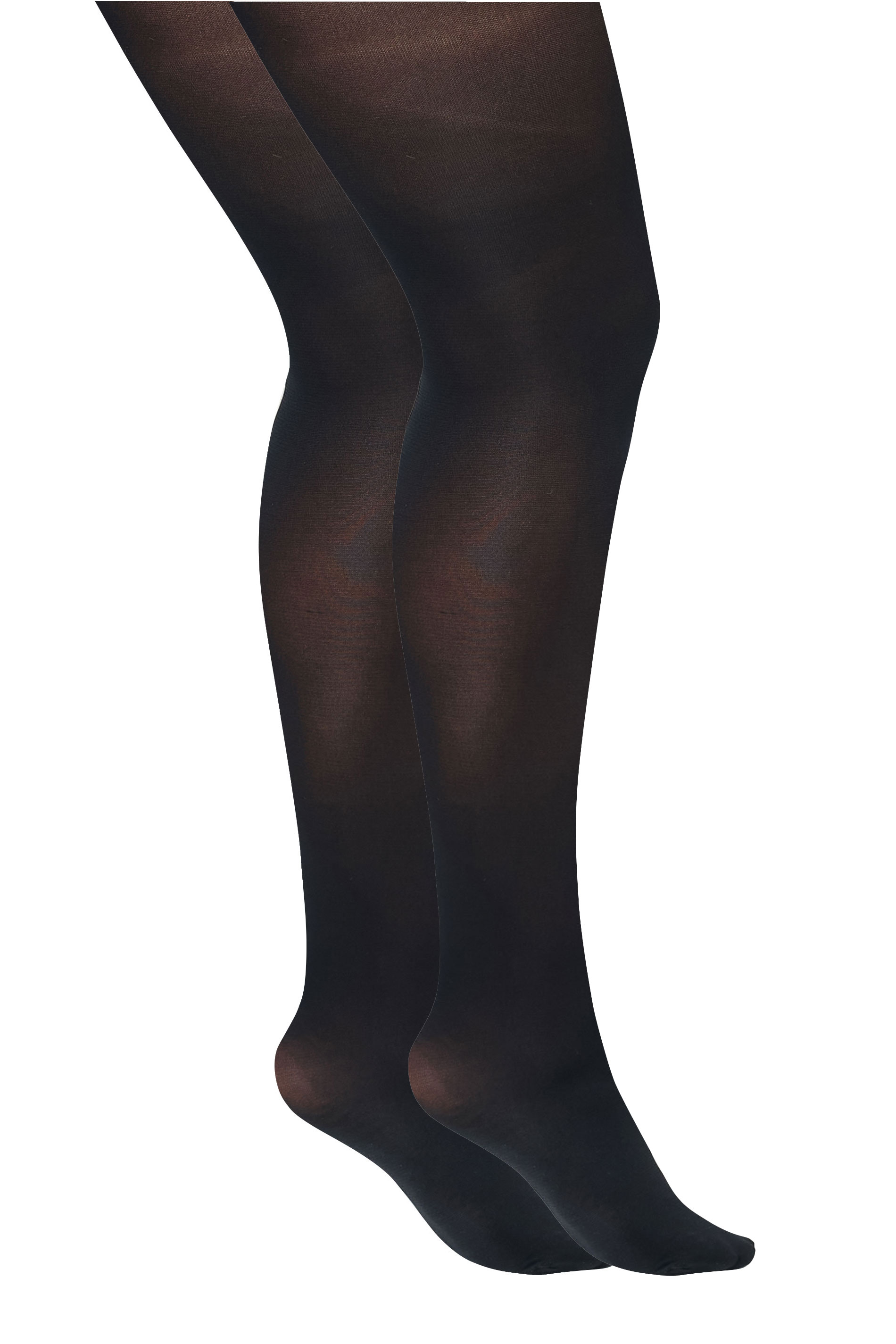 YOURSET 2 PACK Black 80 Denier Tights | Yours Clothing 3
