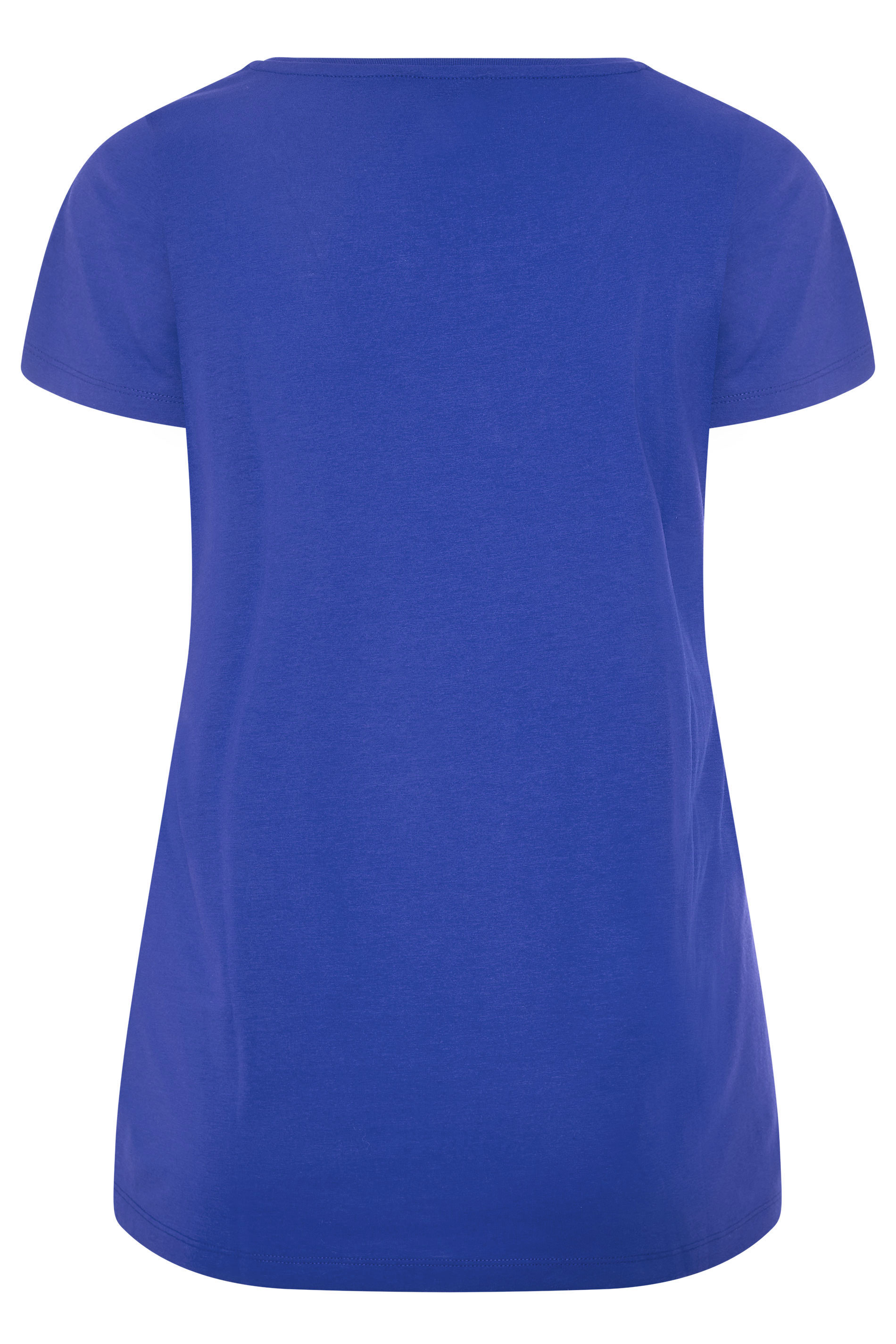 Cobalt Blue T-Shirt | Yours Clothing