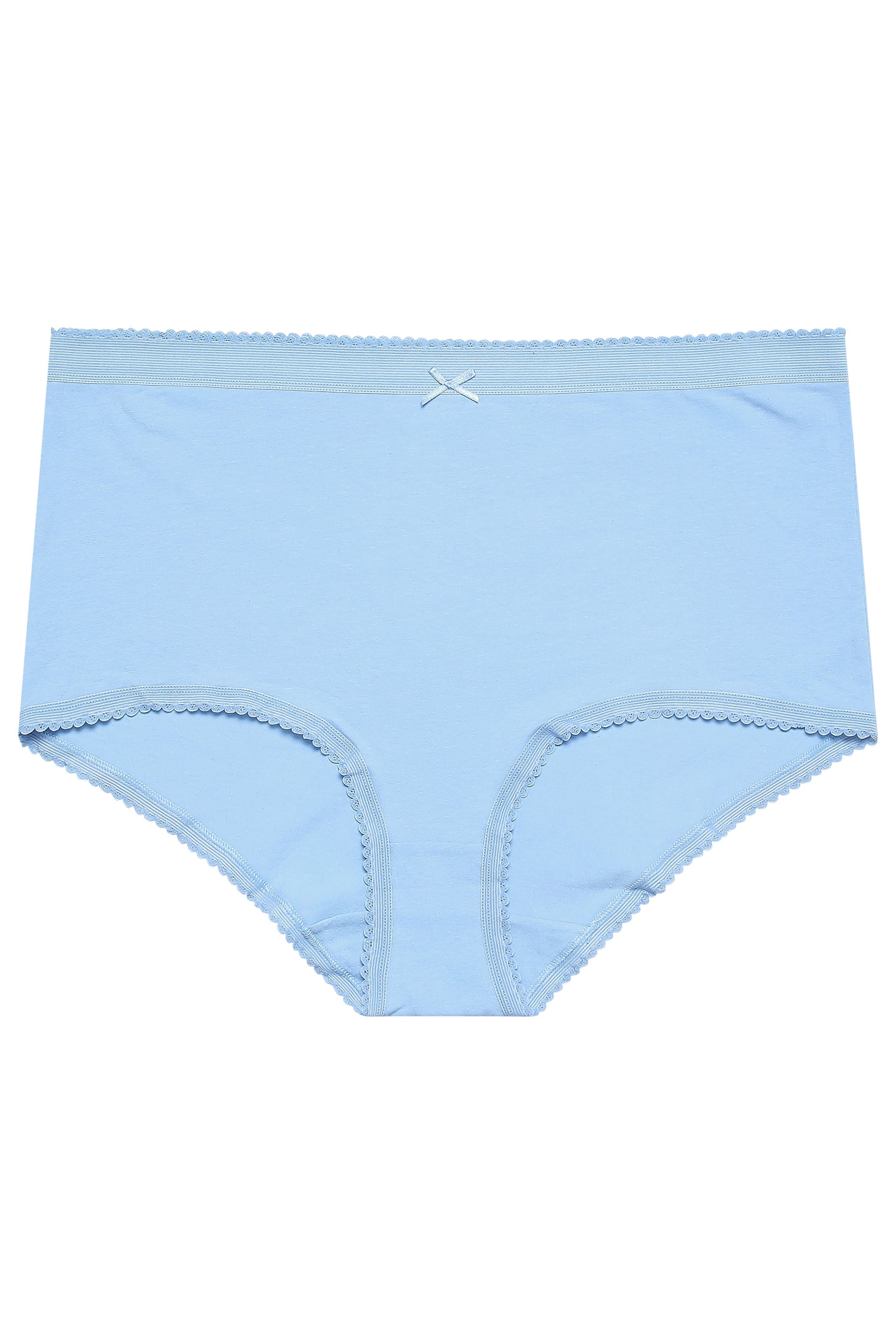 YOURSET 5 PACK Plus Size Blue Seaside Full Briefs | Yours Clothing 8