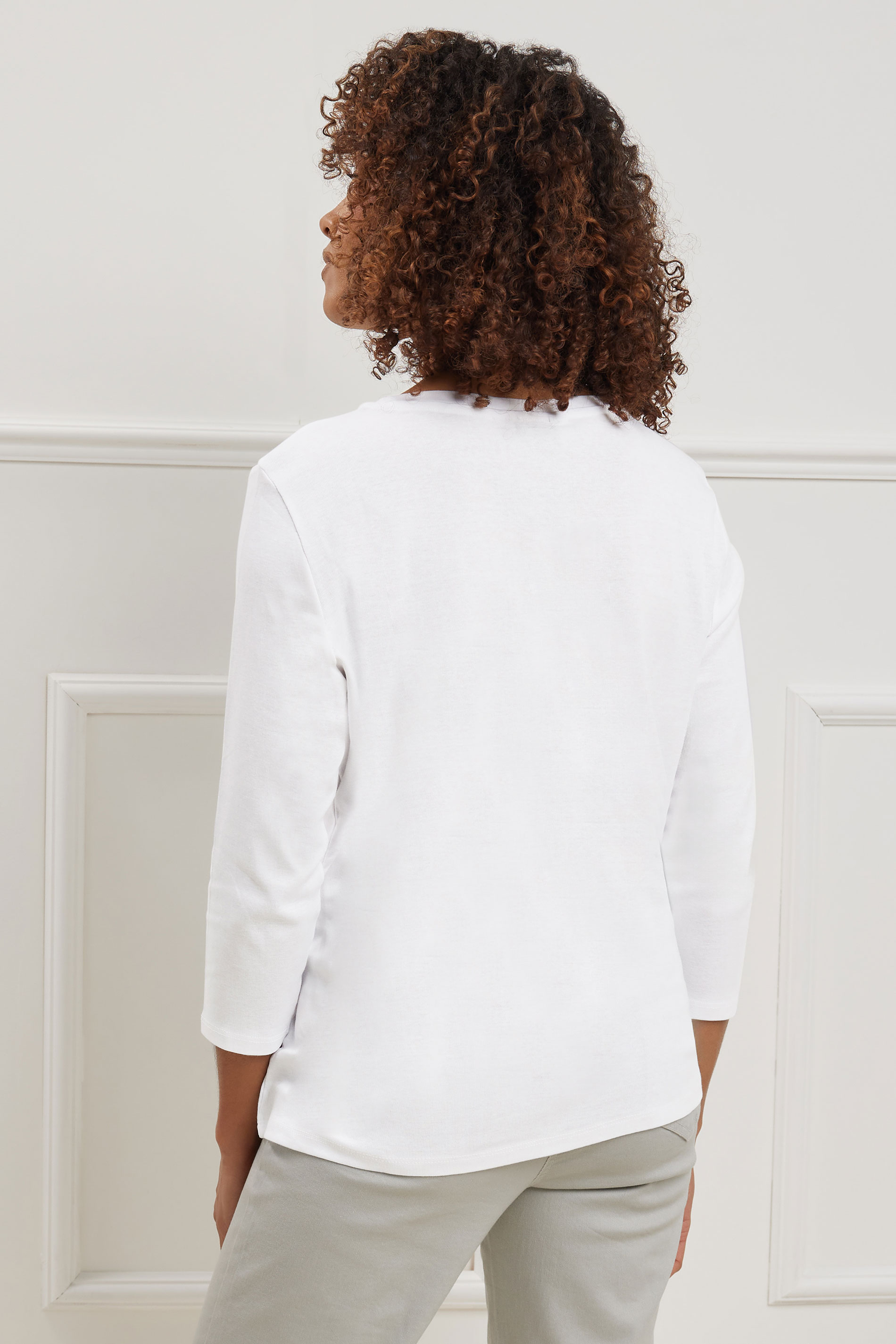 M&Co White Cotton Top | M&Co 4