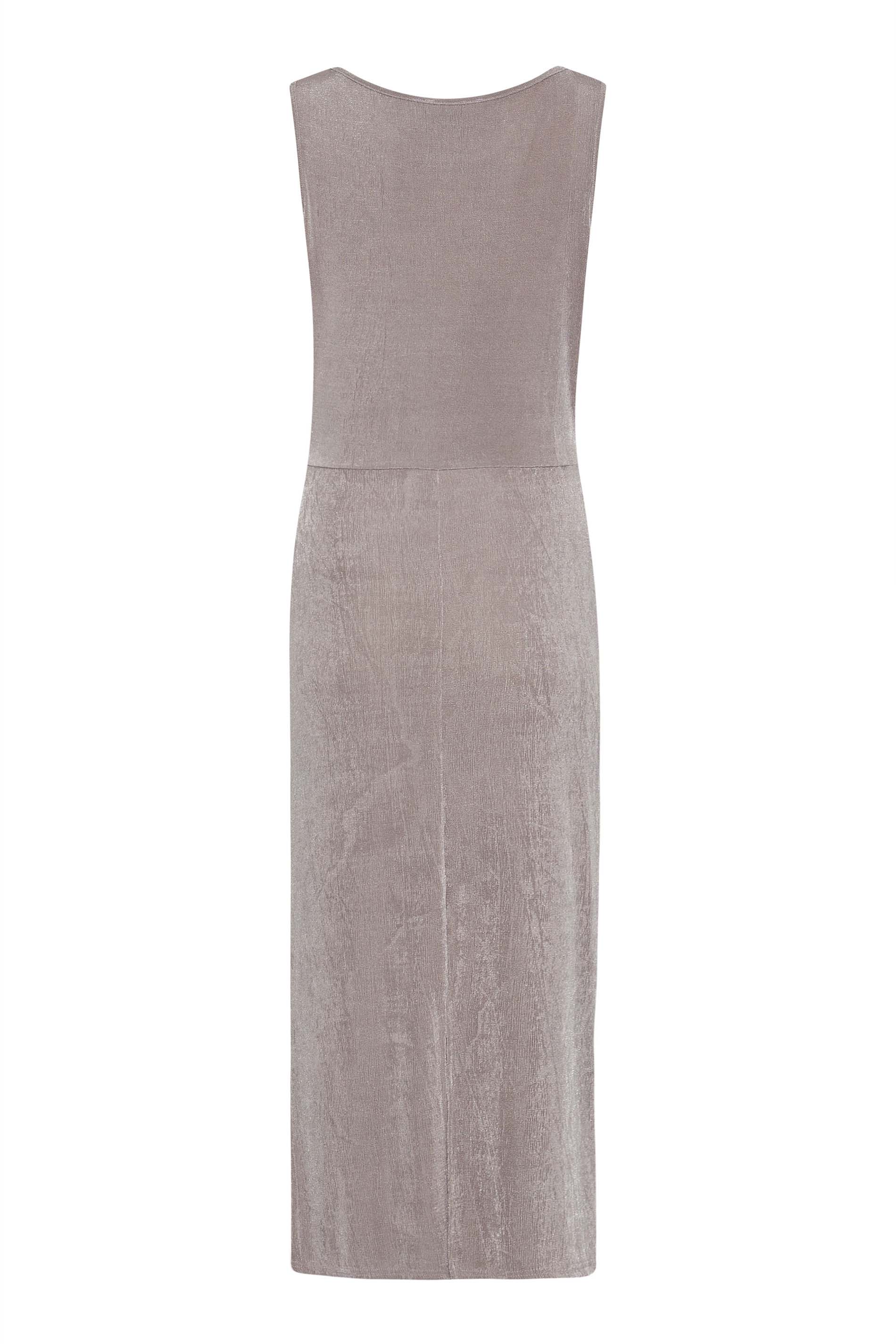 LTS Tall Women's Silver Knot Front Midi Dress | Long Tall Sally 3