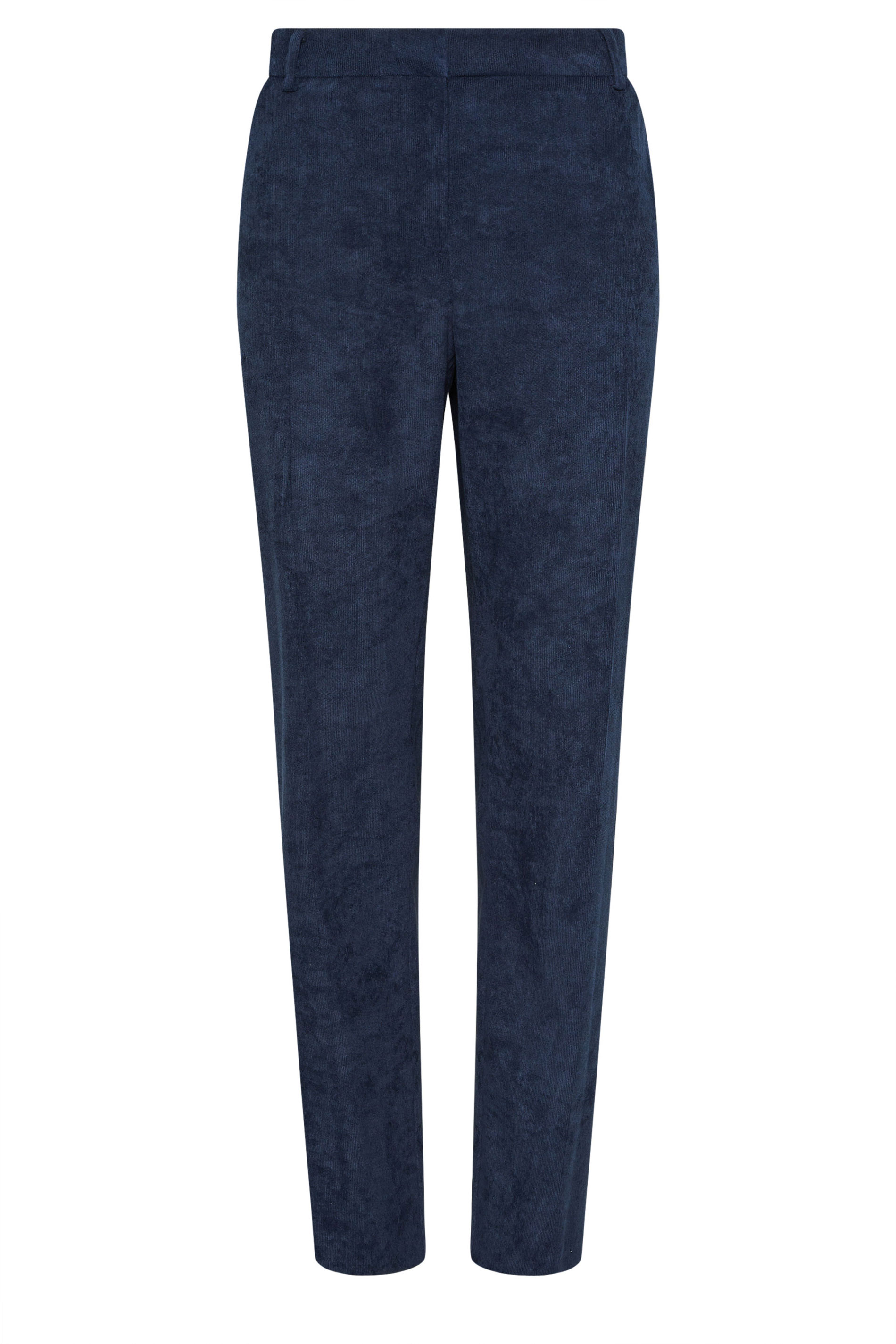 M&Co Blue Cord Tailored Straight Leg Trousers | M&Co 5