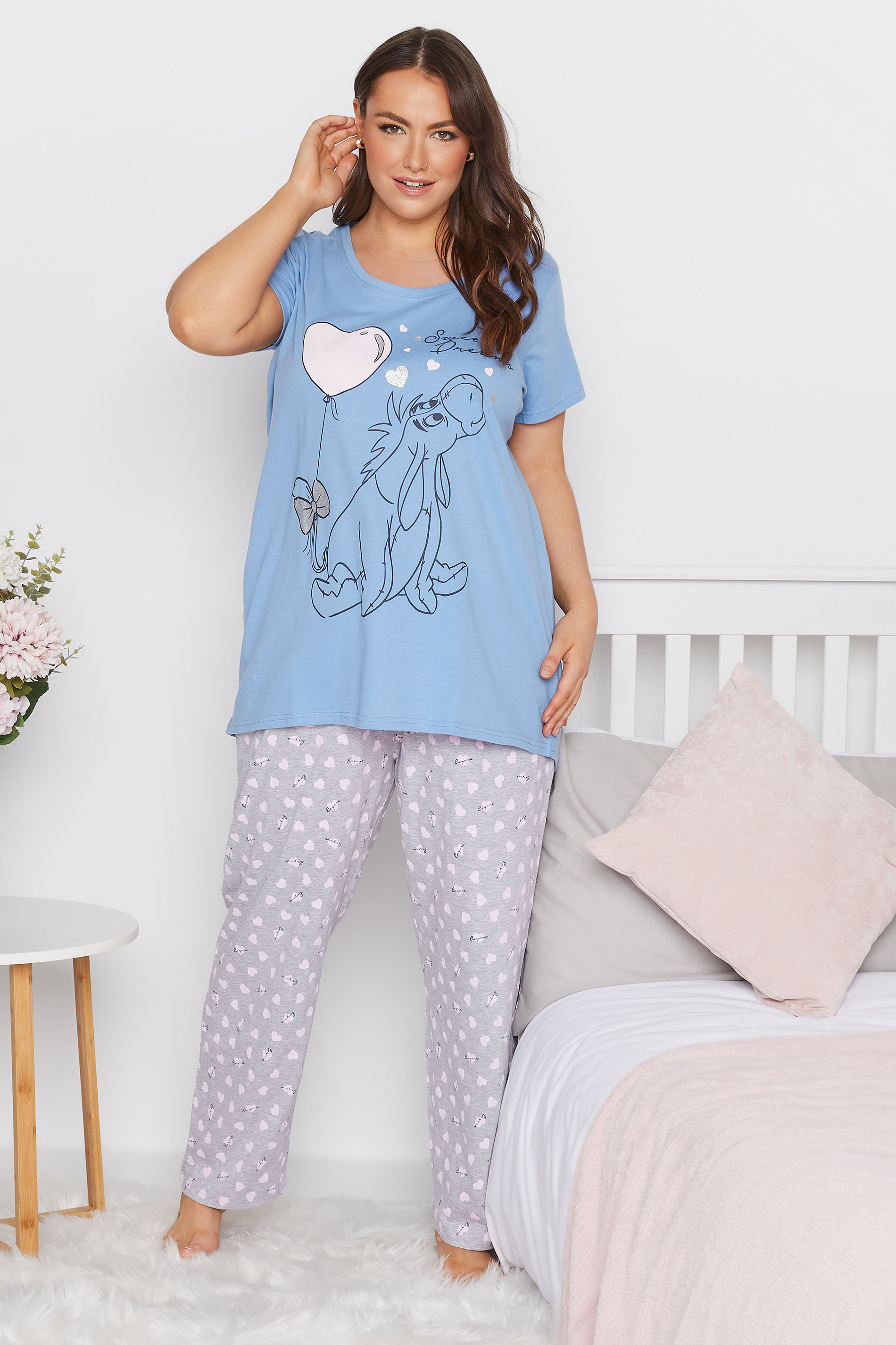 DISNEY Curve Blue Eeyore Sweet Dreams Pyjama Set_A.jpg