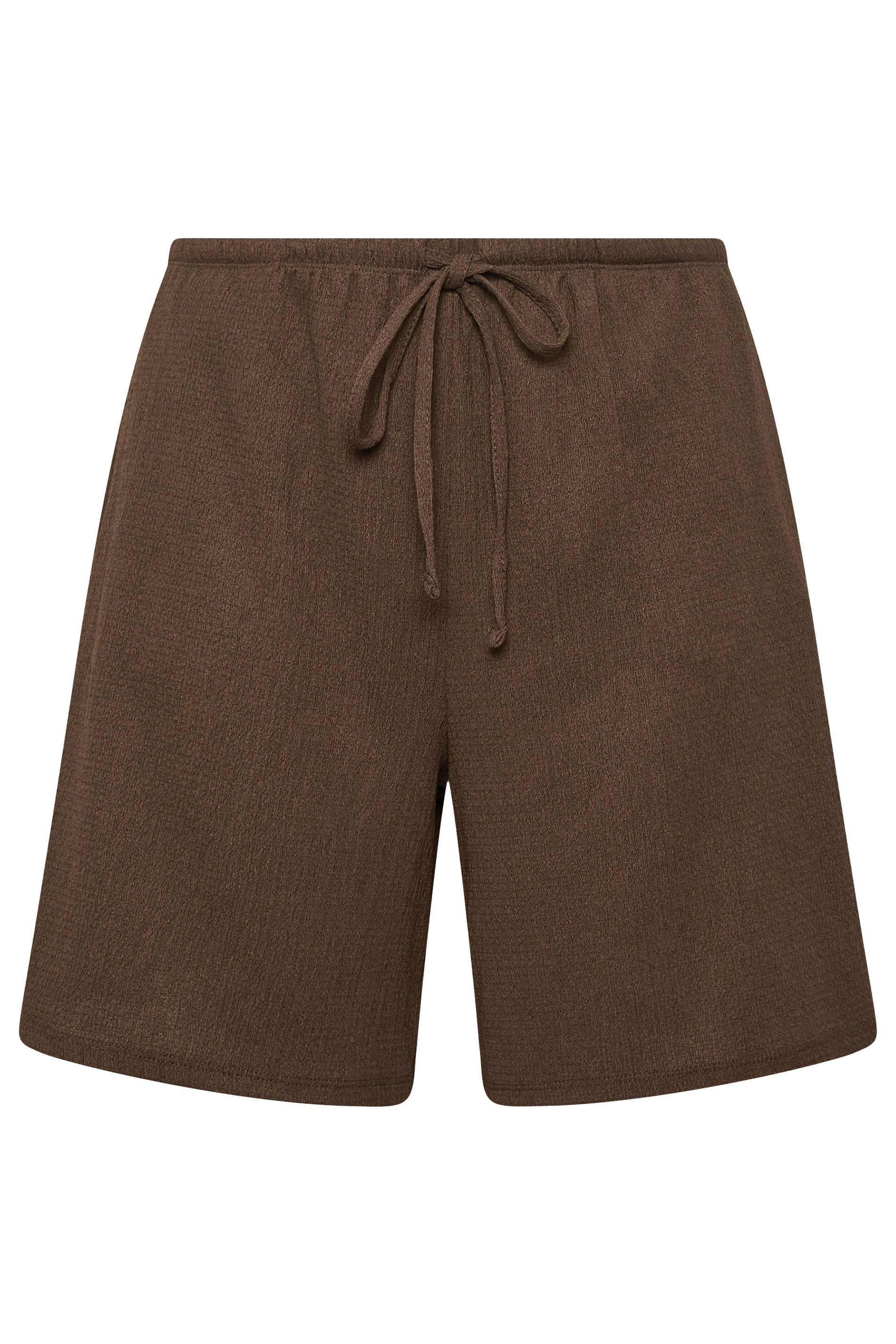 YOURSET Curve 2 PACK Black & Brown Crinkle Shorts | Yours Clothing 10