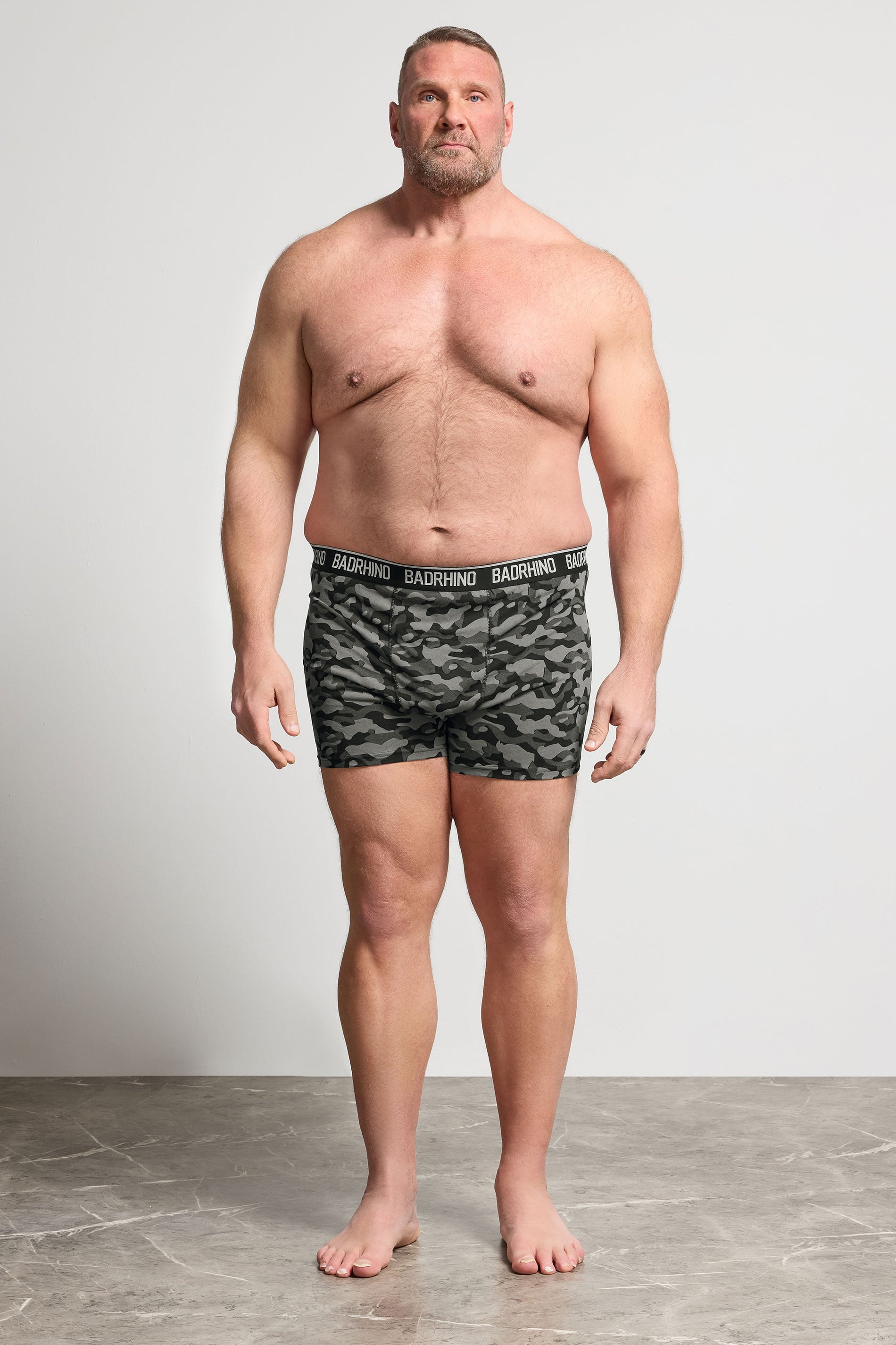 BadRhino Big & Tall 3 PACK Black/Grey/Green Camo Boxers | BadRhino 2