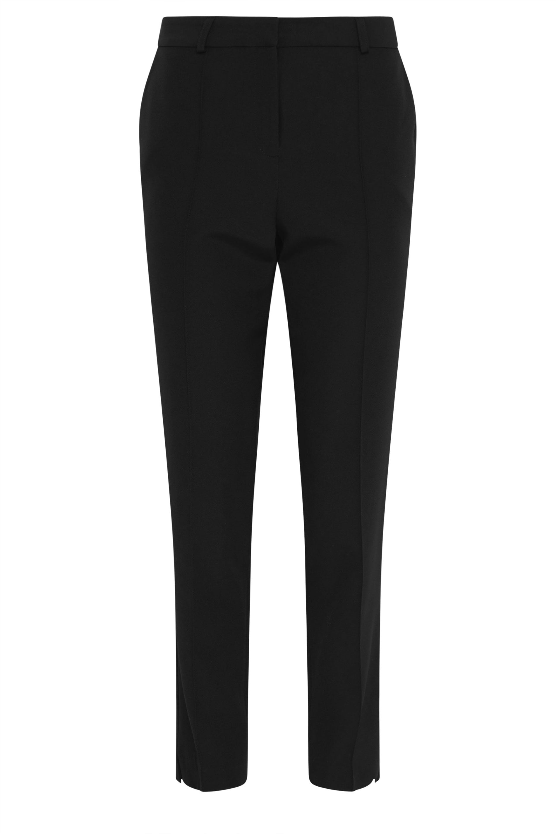 M&Co Black Pintuck Tailored Trousers | M&Co 5