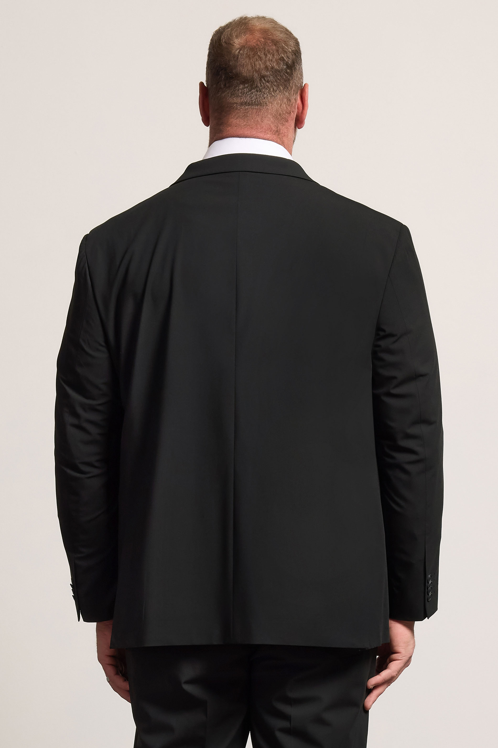 D555 Big & Tall Black Suit Jacket | BadRhino 2