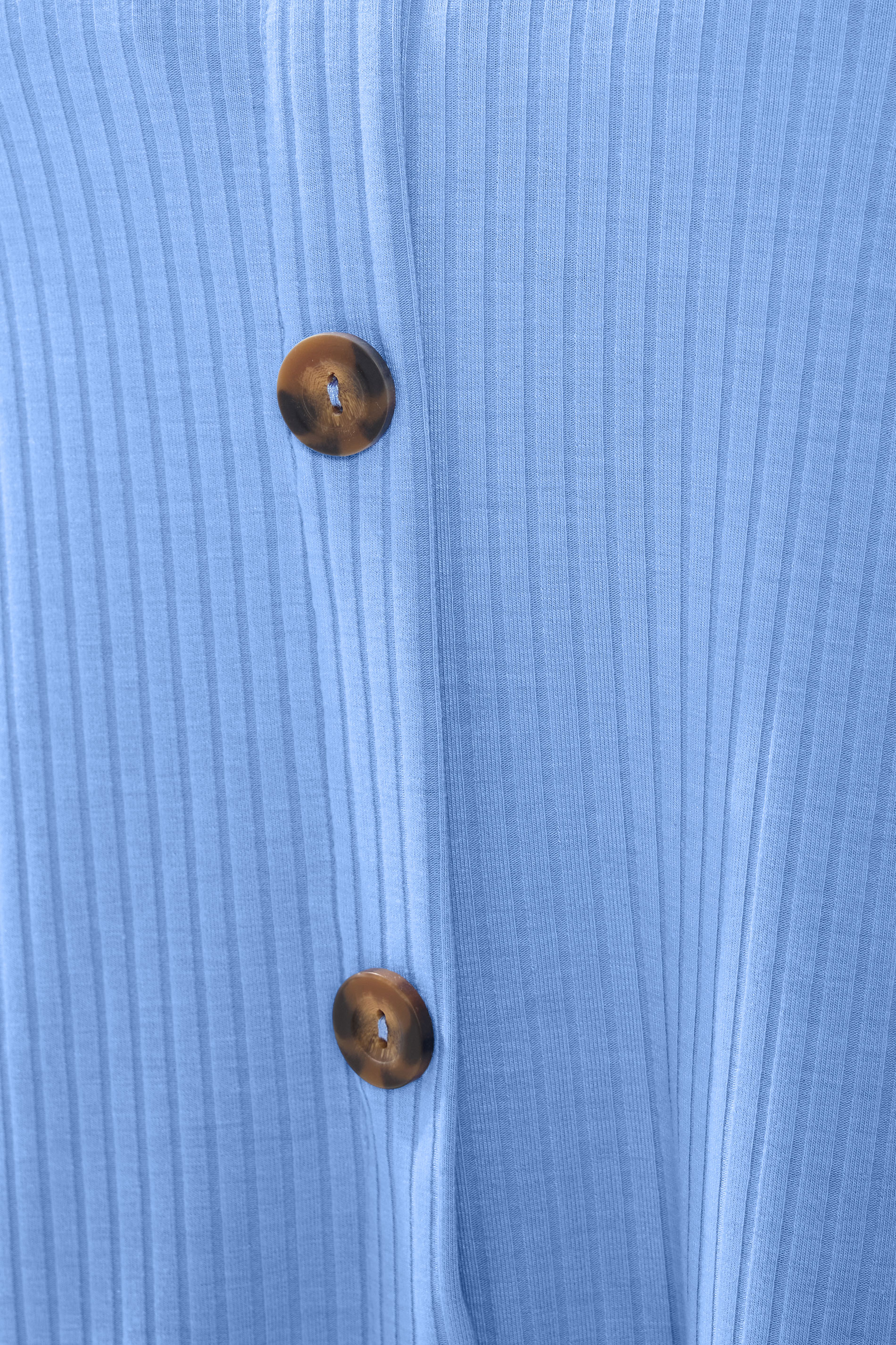 YOURS Plus Size Baby Blue Ribbed Swing Vest Top | Yours Clothing 4