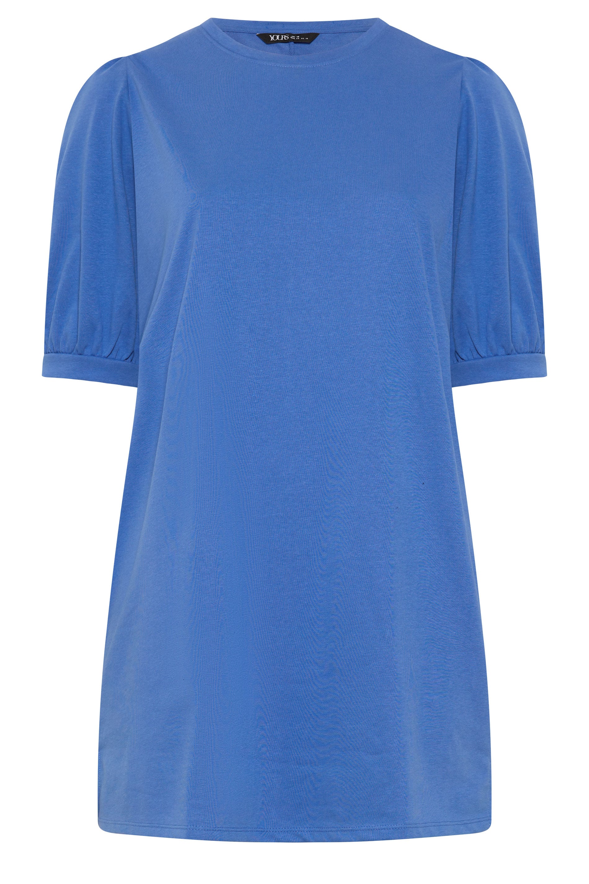 YOURS Plus Size Blue Balloon Sleeve Dress | Yours Clothing 5