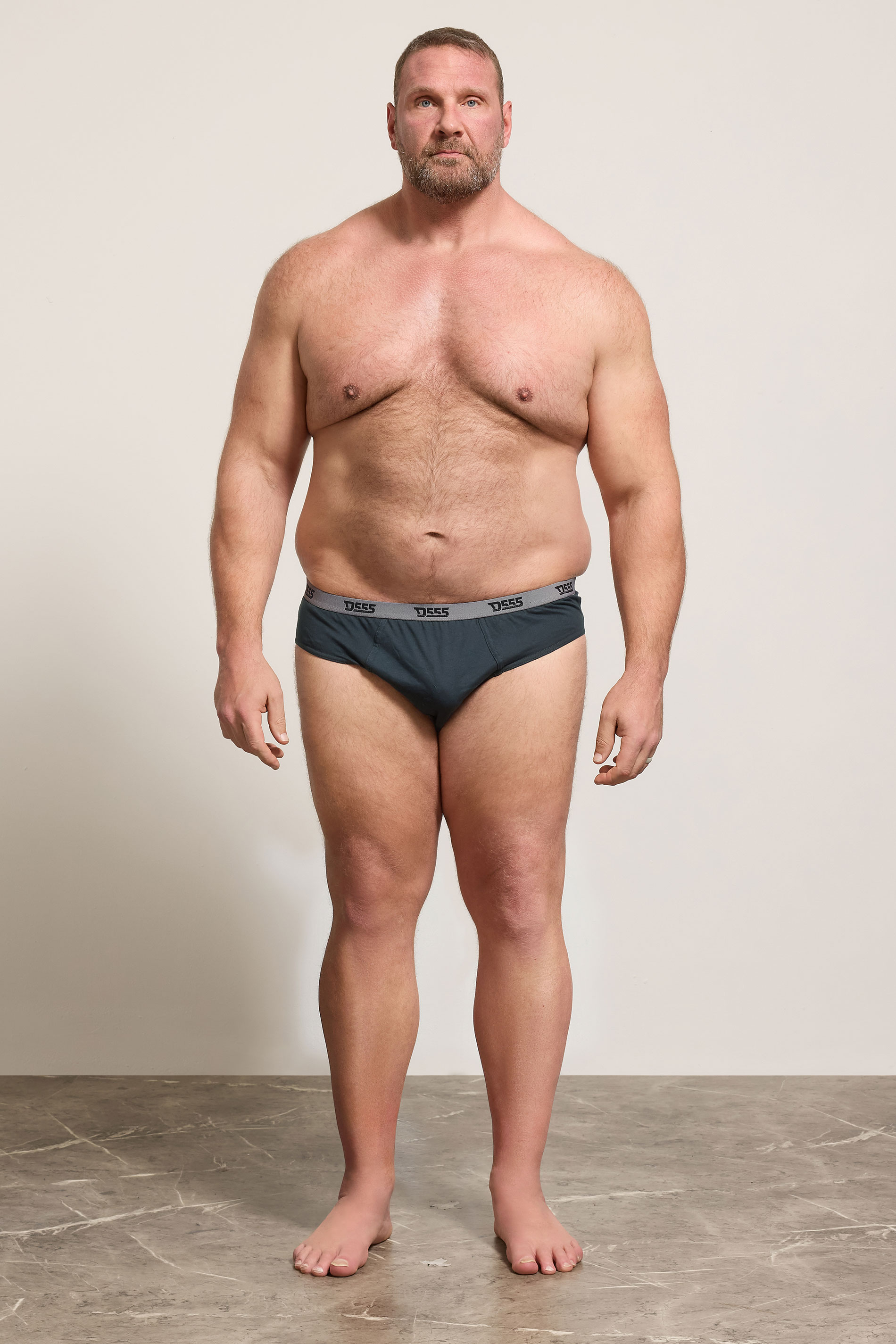 D555 Grey 3 PACK Briefs | BadRhino 4