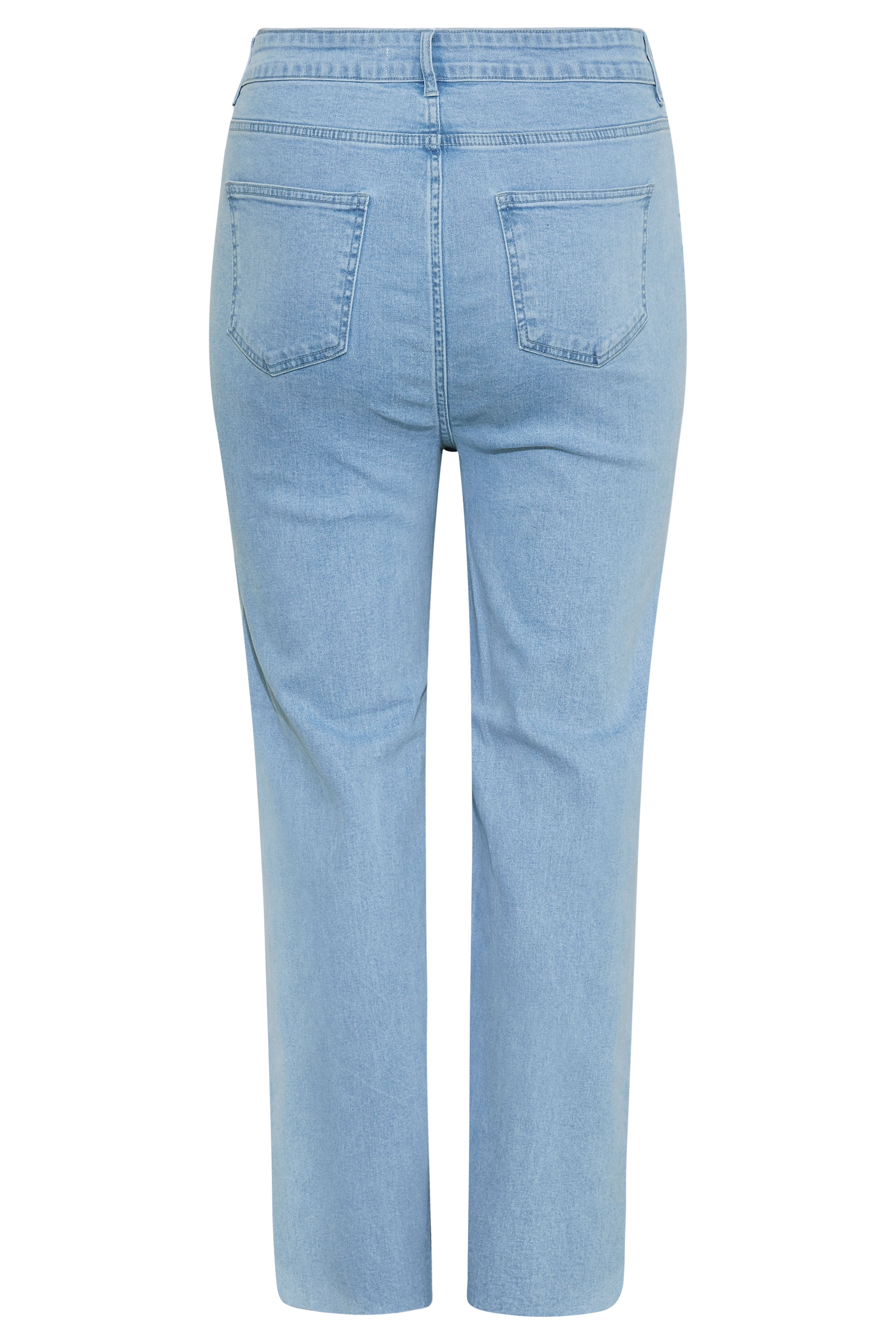 Grande taille  Jeans Grande taille  Jeans Larges Évasés | Jean Bleu Ciel Stretch Evasé - TZ20629