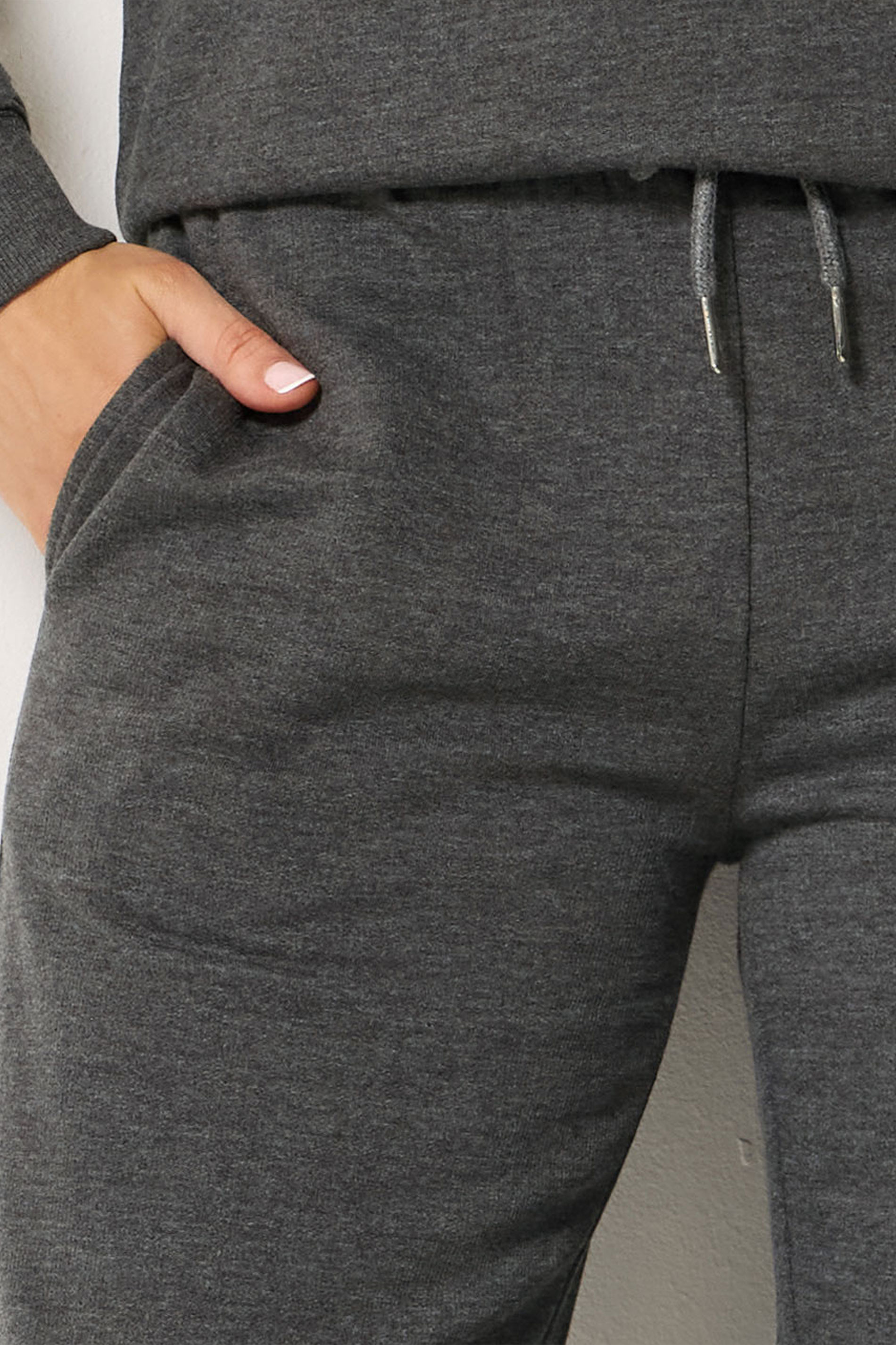 LTS Tall Women's Charcoal Grey Wide Leg Joggers | Long Tall Sally 4