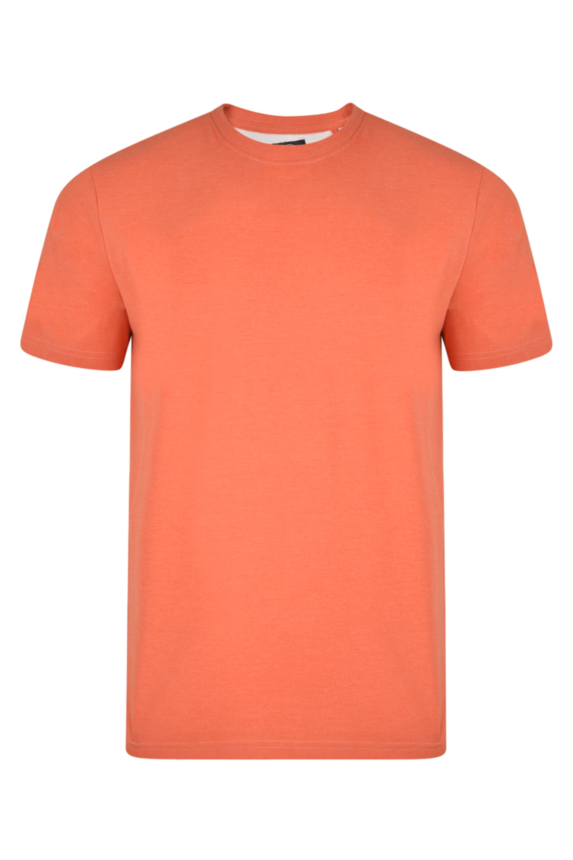 KAM Orange Plain T-Shirt | BadRhino