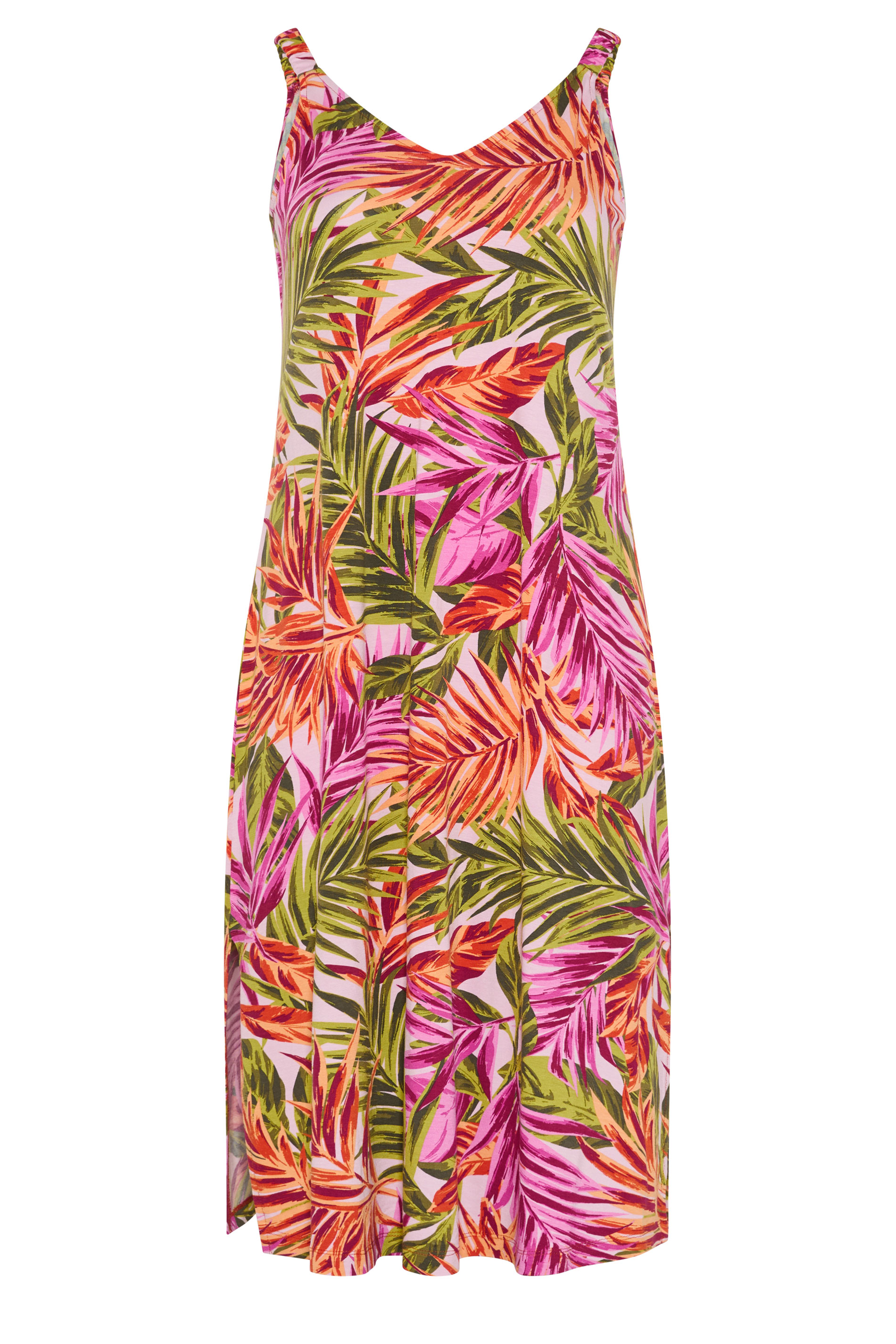 YOURS Plus Size Pink Sleeveless Maxi Dress | Yours Clothing 5