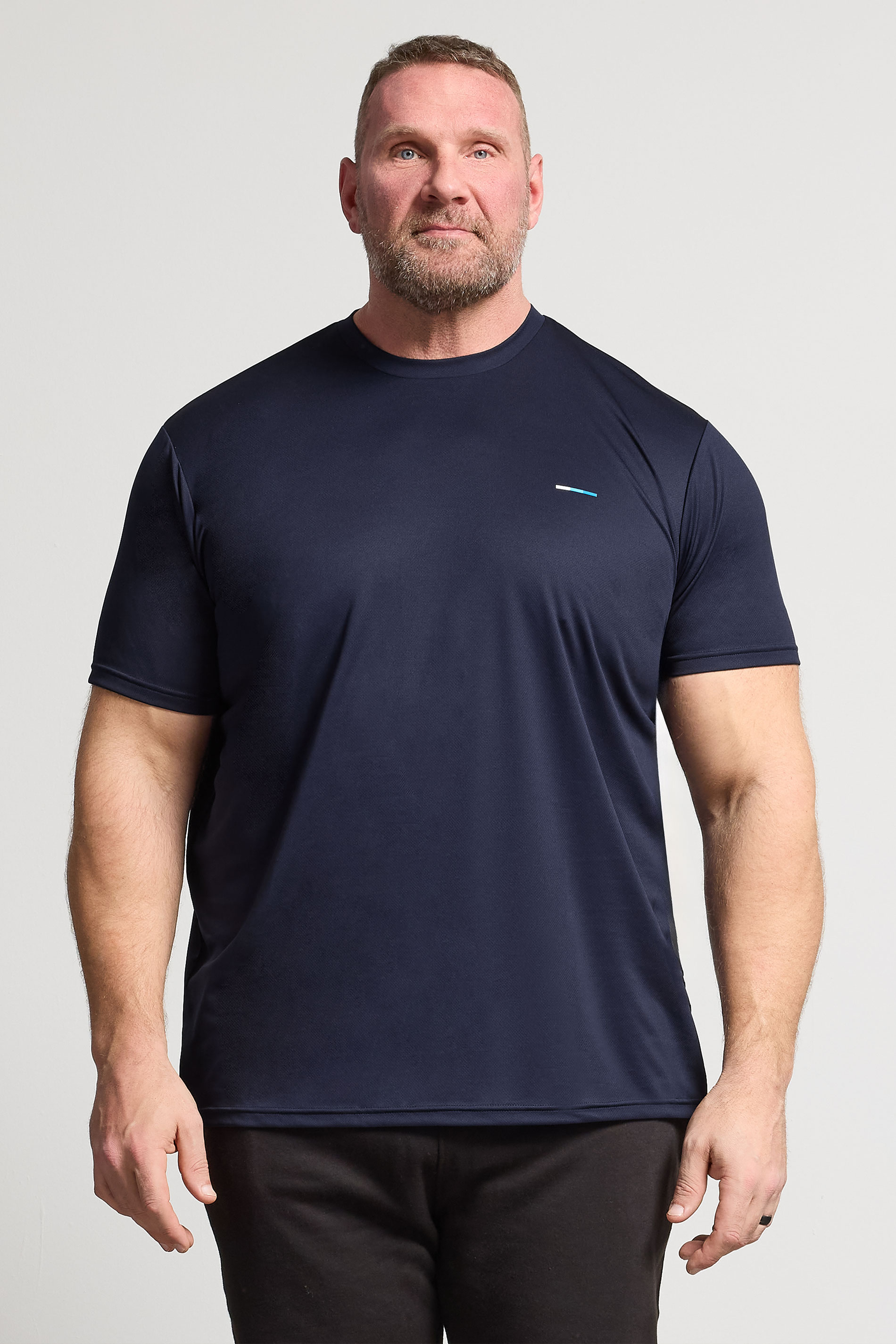 BadRhino Big & Tall Navy Blue Active T-Shirt | BadRhino 3