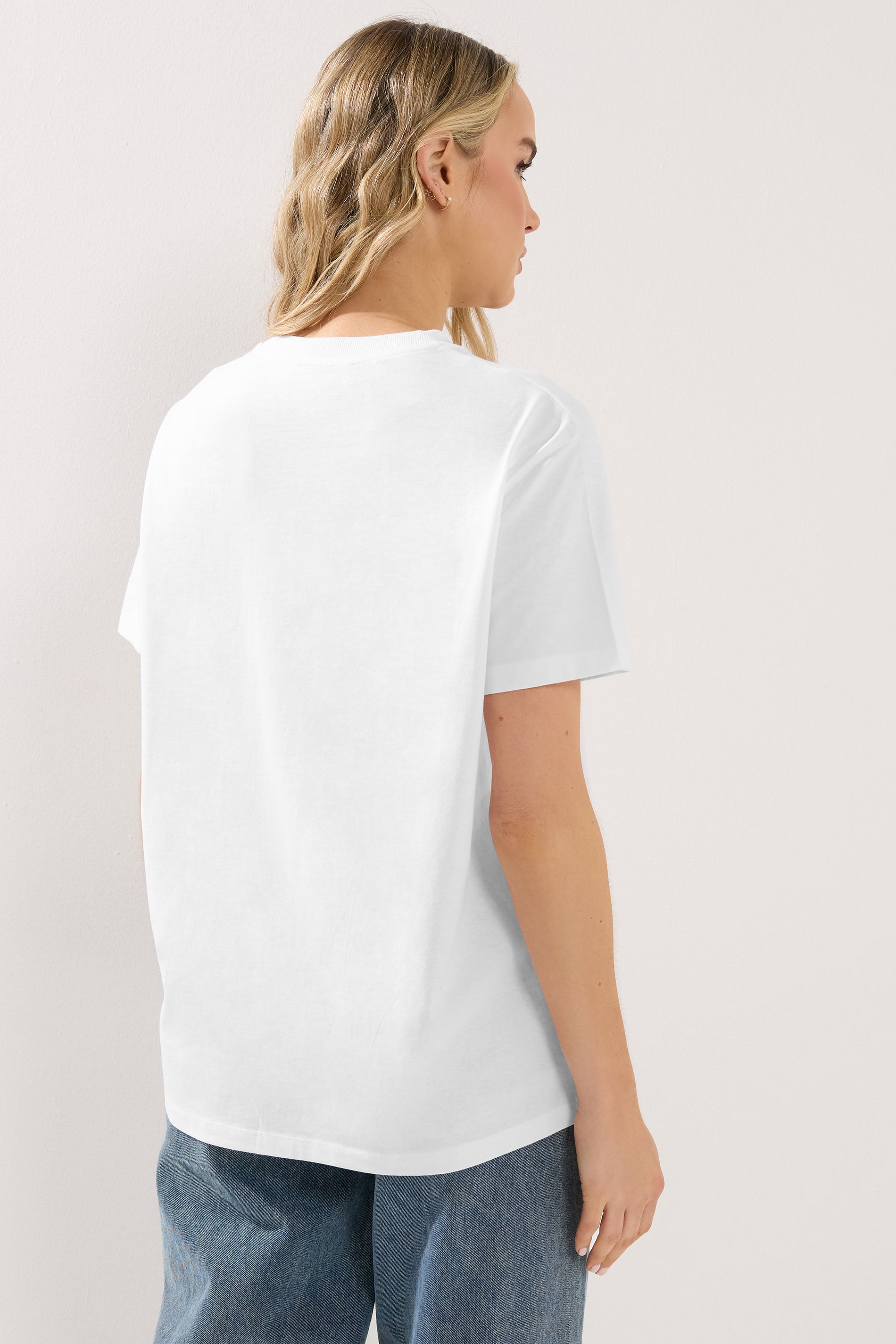 LTS Tall Women's White Lobster Graphic Oversized T-Shirt | Long Tall Sally 4
