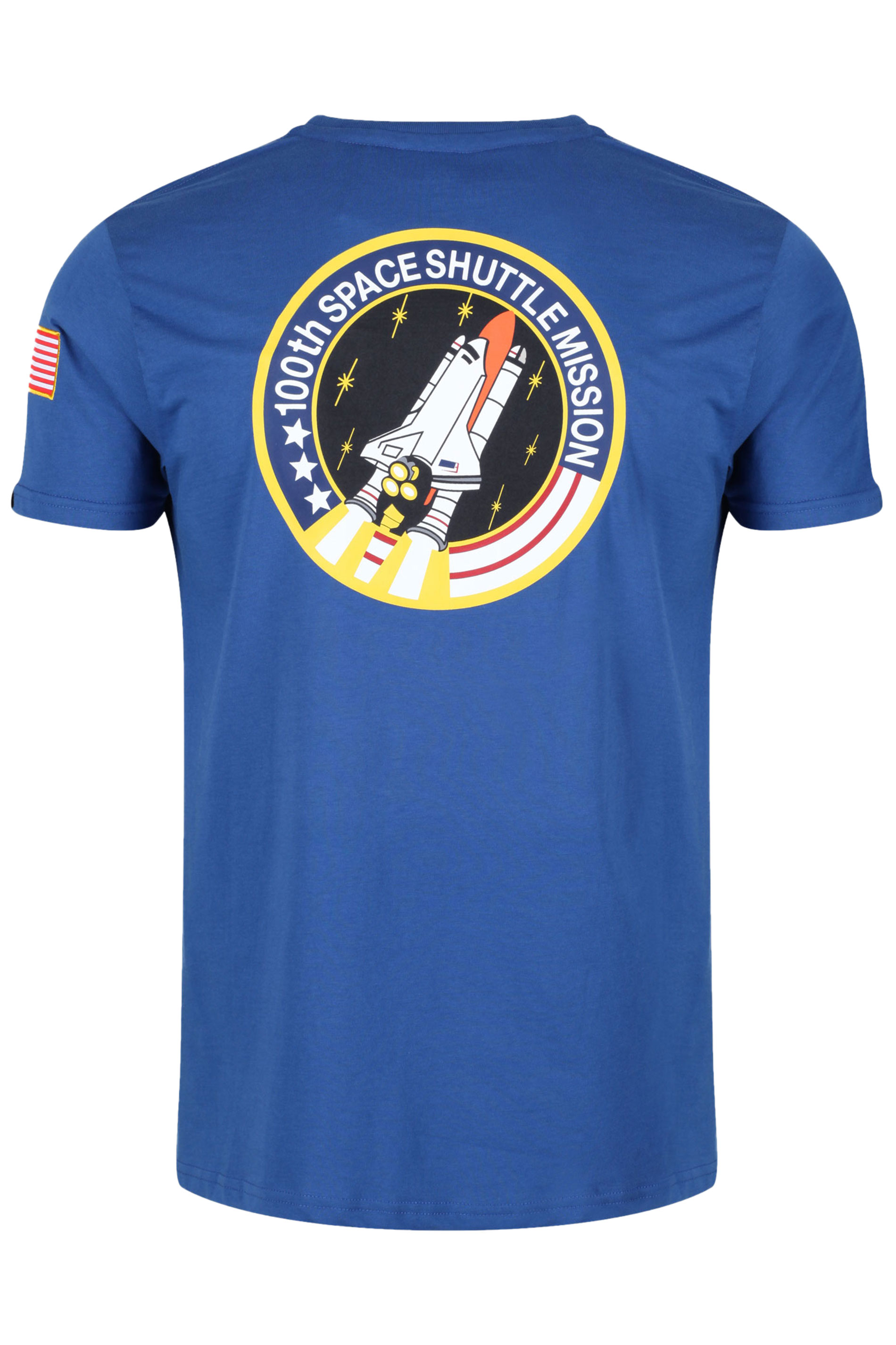 ALPHA INDUSTRIES Blue NASA Space Shuttle T-Shirt | BadRhino 2