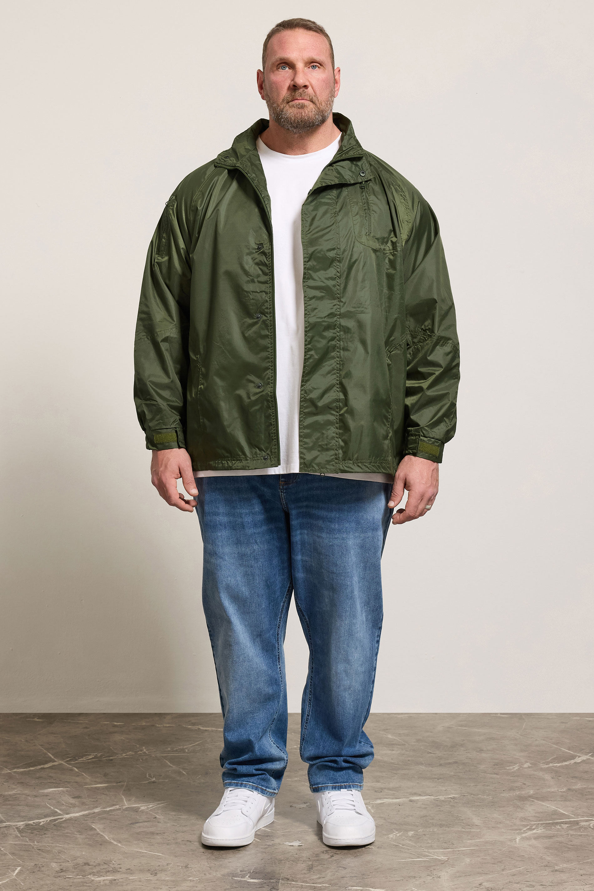 KAM Olive Green Waterproof Jacket | BadRhino 1