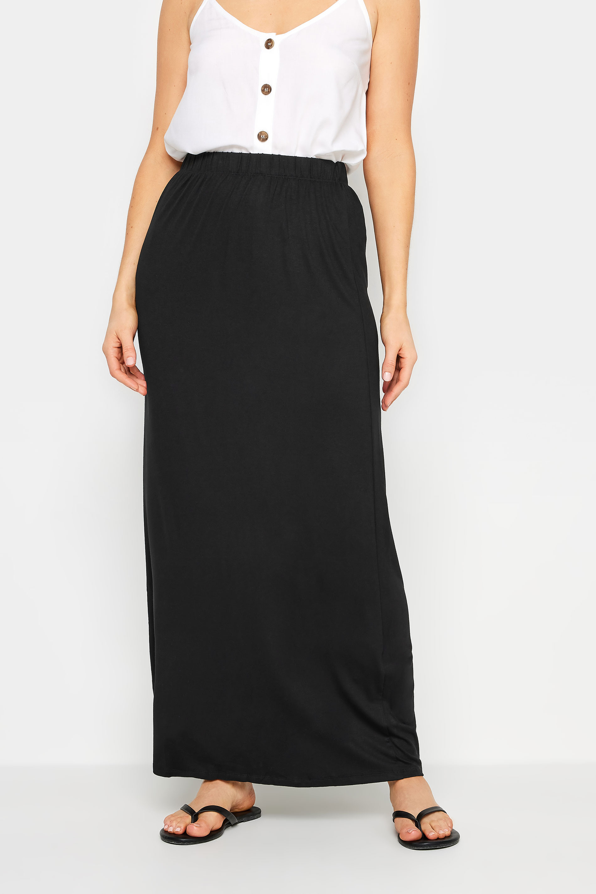 LTS Tall Women's Black Maxi Tube Skirt | Long Tall Sally 2