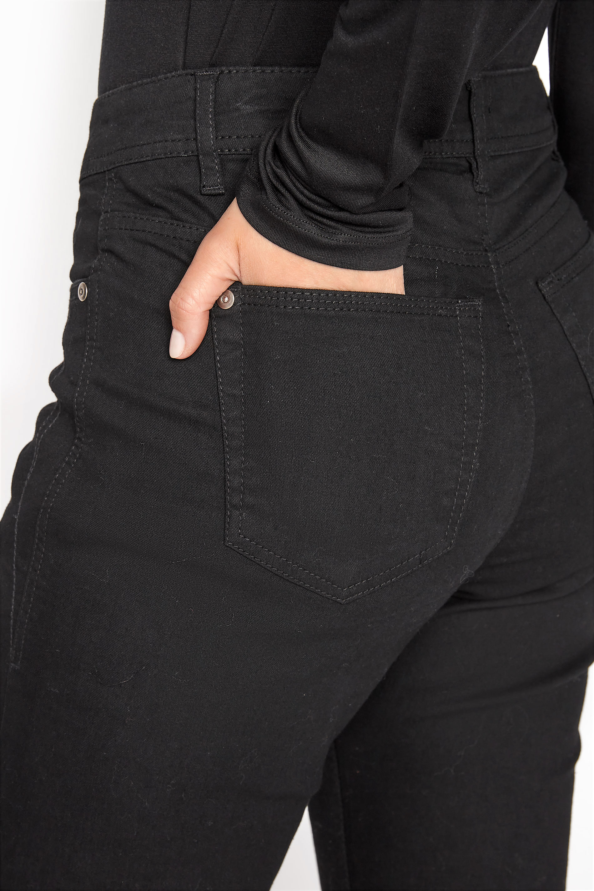 LTS Black RAE Bootcut Jeans | Long Tall Sally